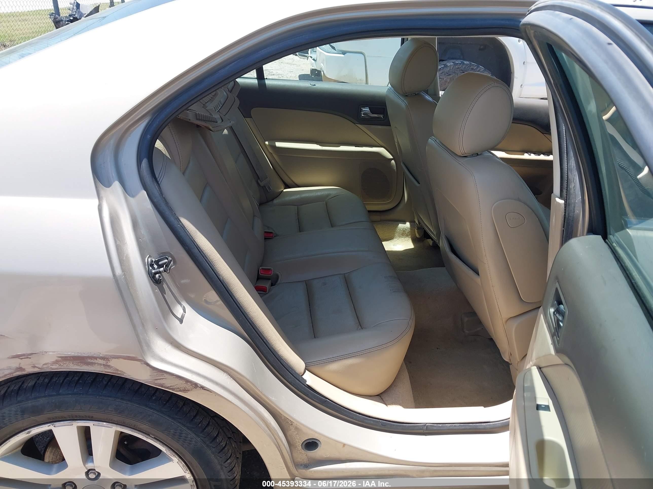2008 Ford Fusion Sel Gold vin: 3FAHP02168R220717