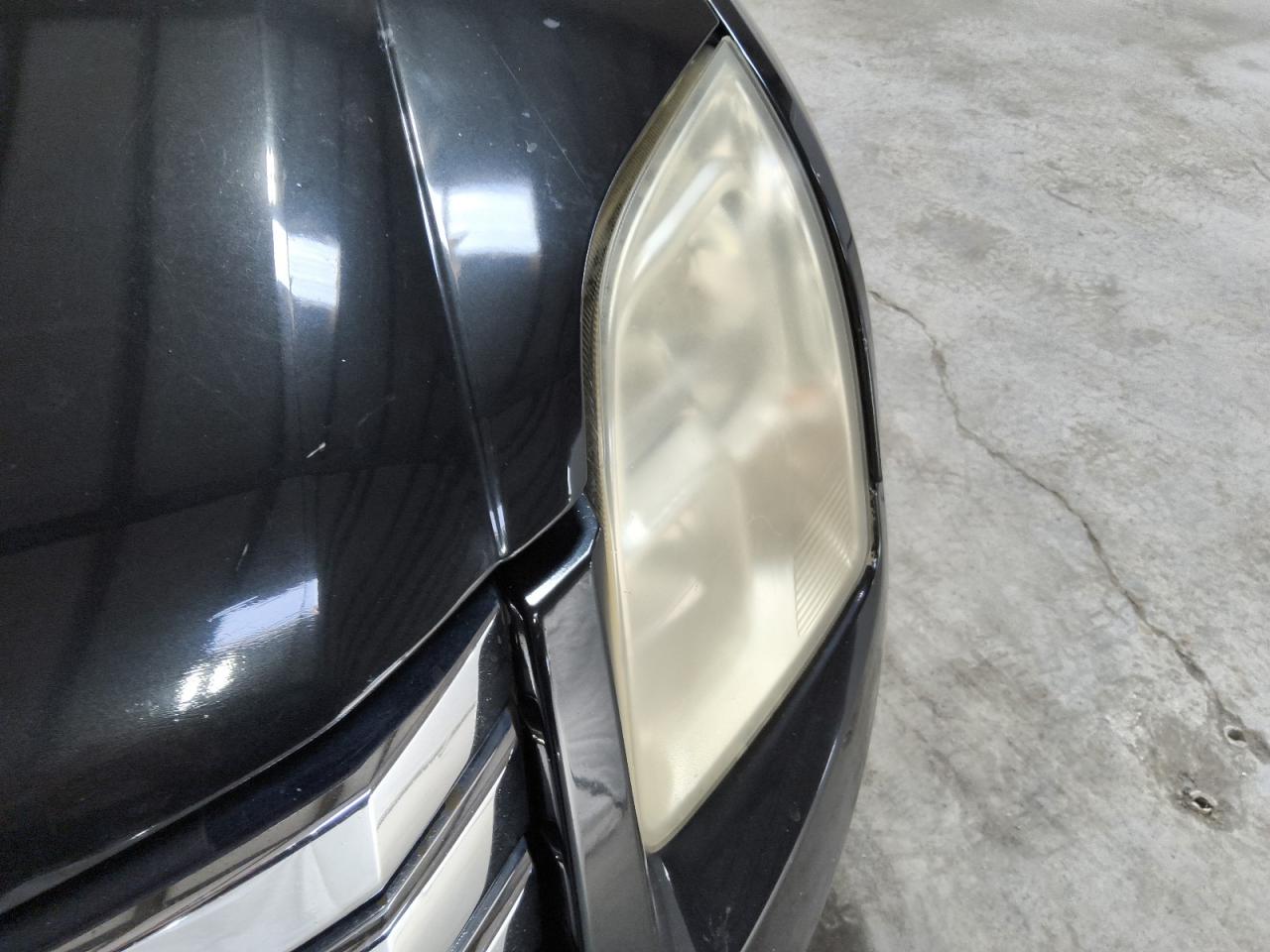 2009 Ford Fusion Sel Black vin: 3FAHP02169R146930 Damage: Left Head Lamp, Faded, Repair Required