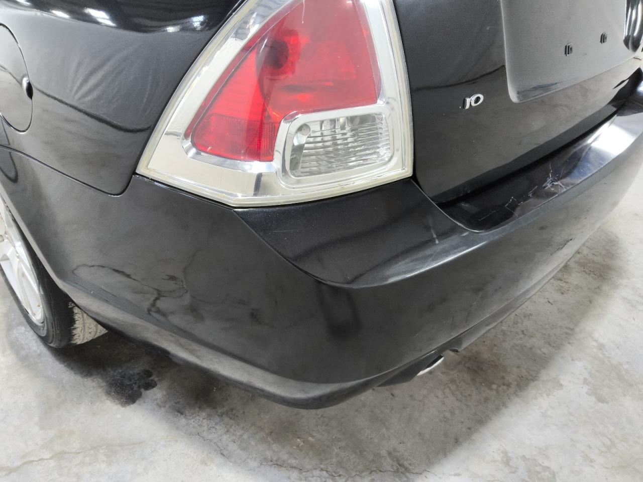 2009 Ford Fusion Sel Black vin: 3FAHP02169R146930 Damage: Rear Bumper, Chipped, 4