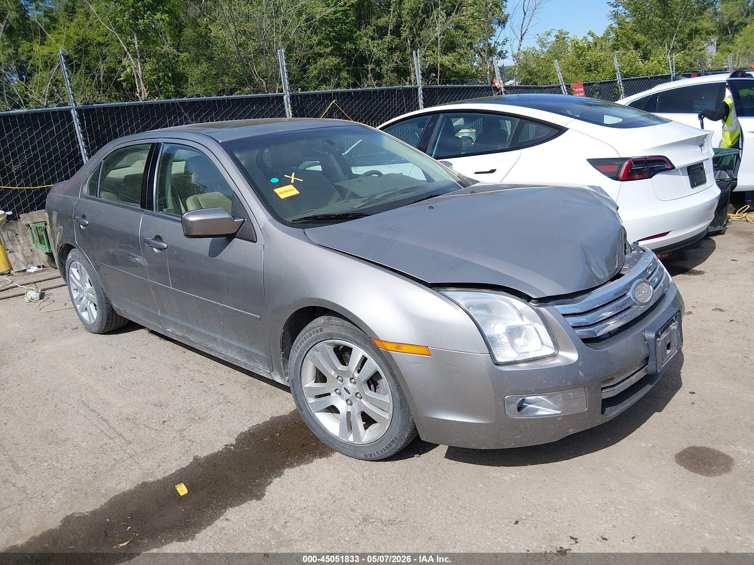 2008 Ford Fusion Sel Gray vin: 3FAHP02178R159121