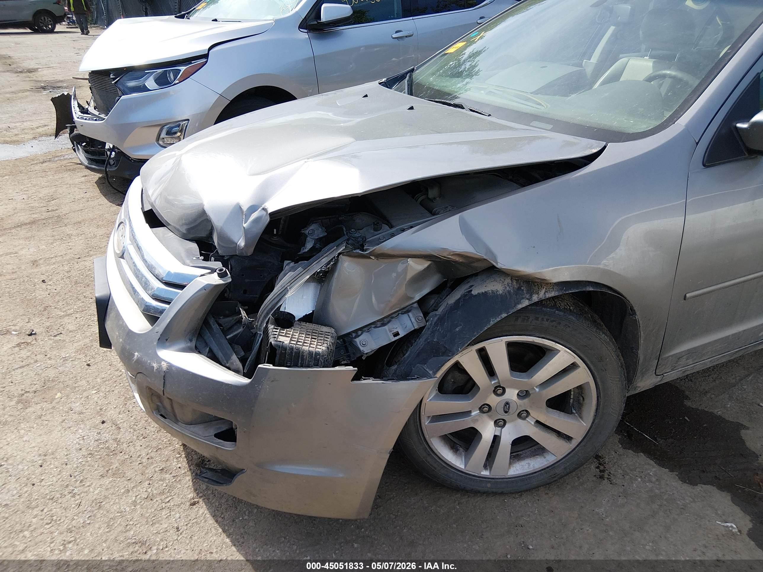 2008 Ford Fusion Sel Gray vin: 3FAHP02178R159121