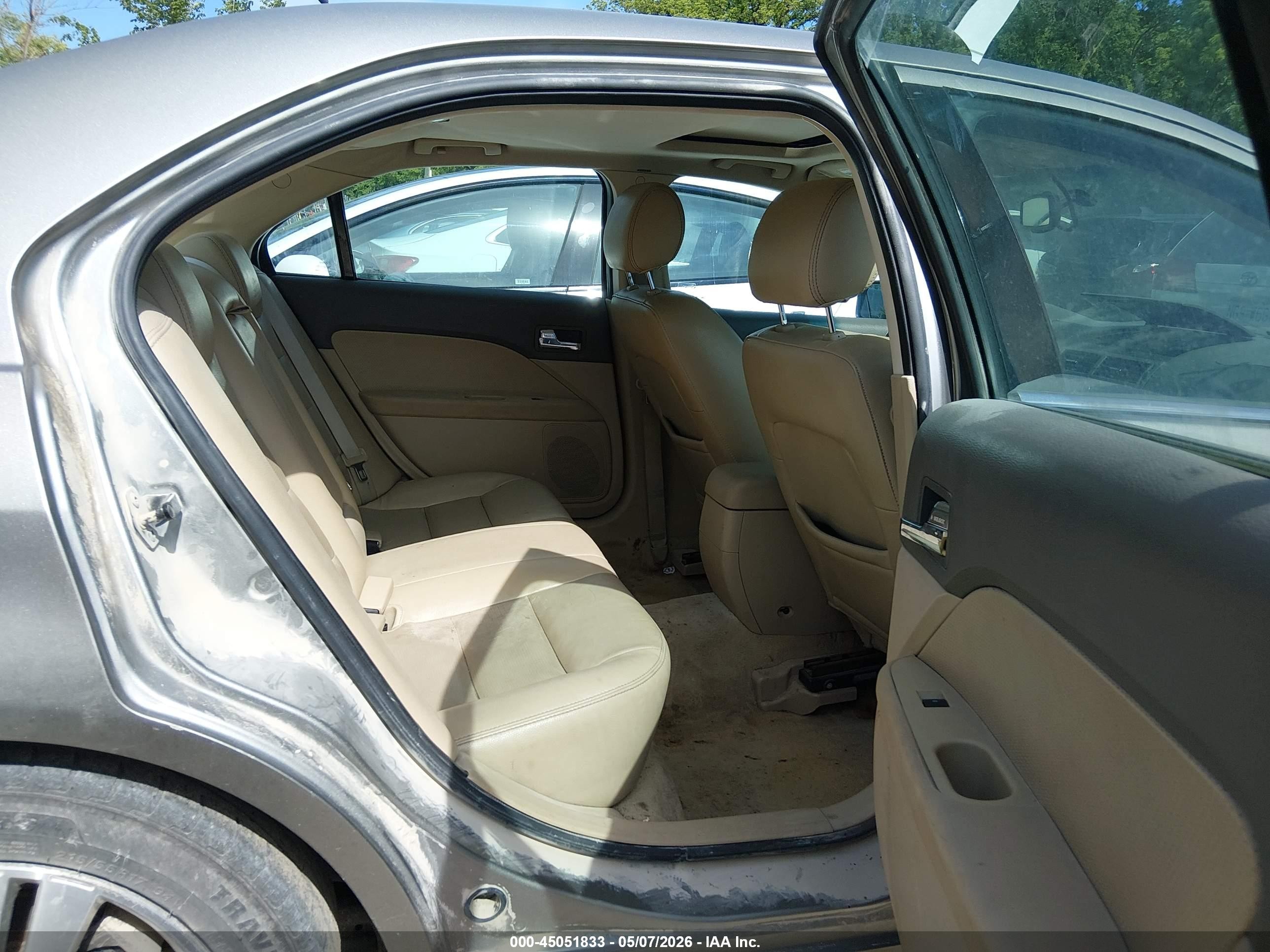2008 Ford Fusion Sel Gray vin: 3FAHP02178R159121