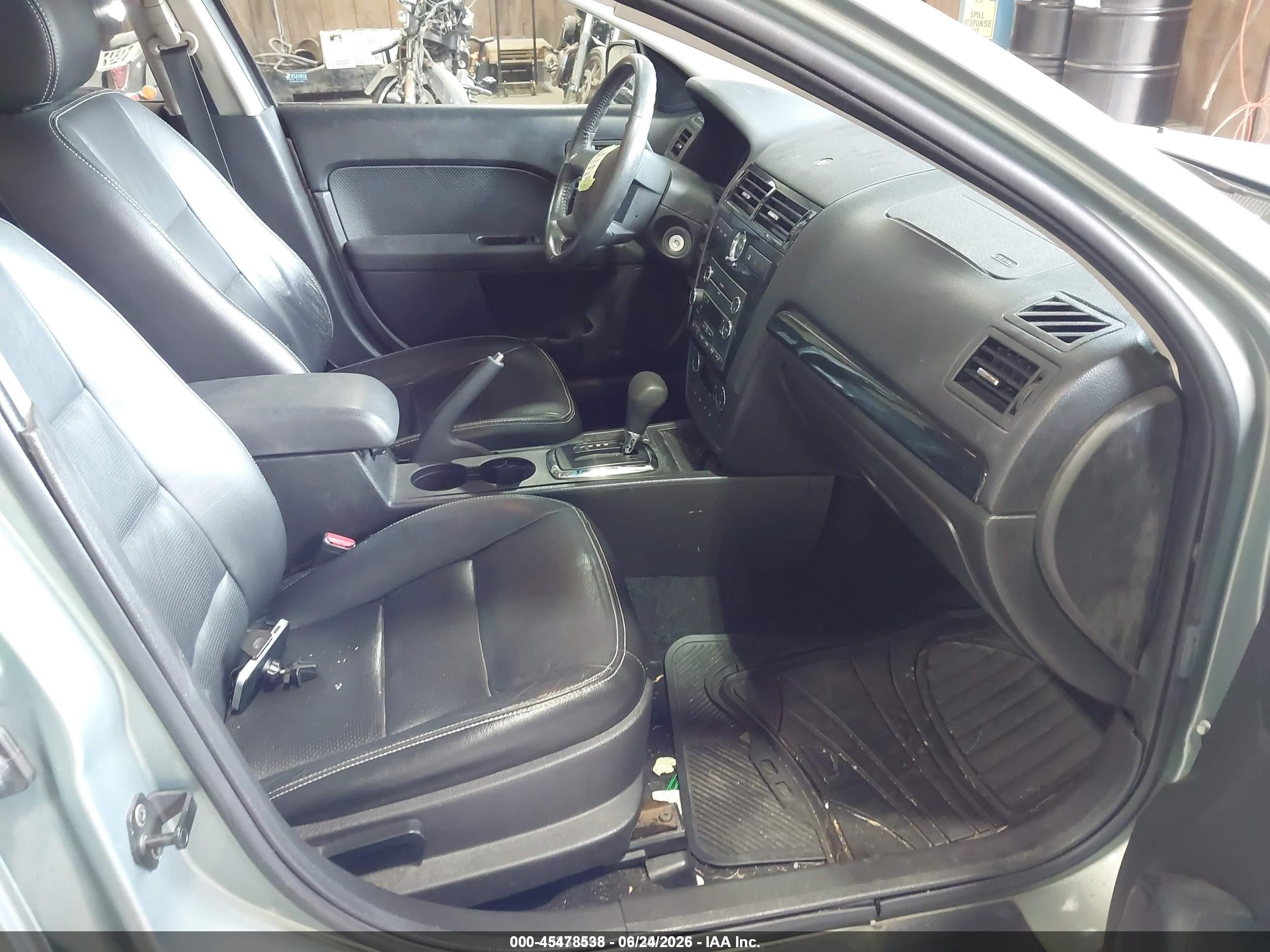 2008 Ford Fusion Sel Green vin: 3FAHP02188R173951