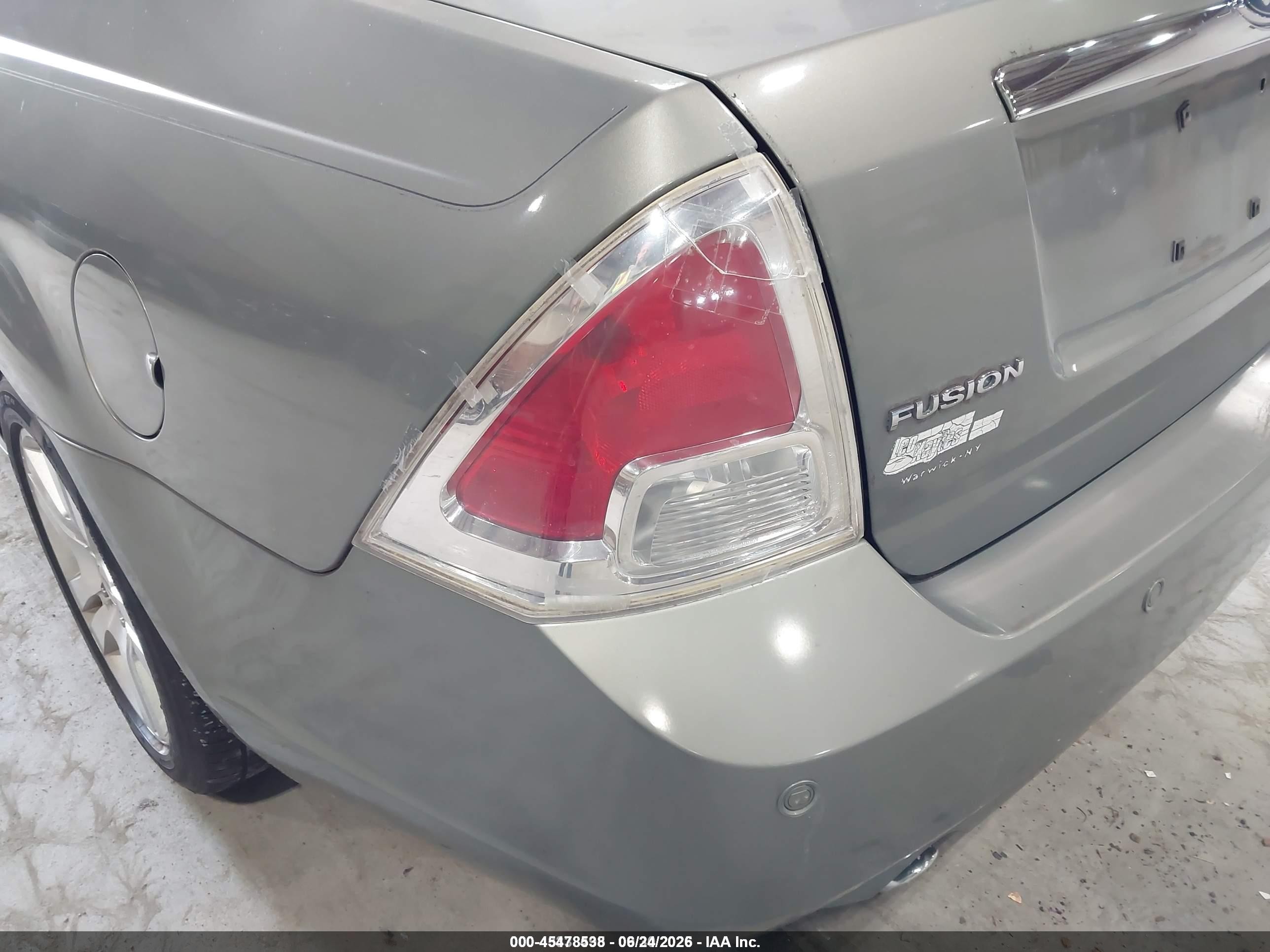 2008 Ford Fusion Sel Green vin: 3FAHP02188R173951