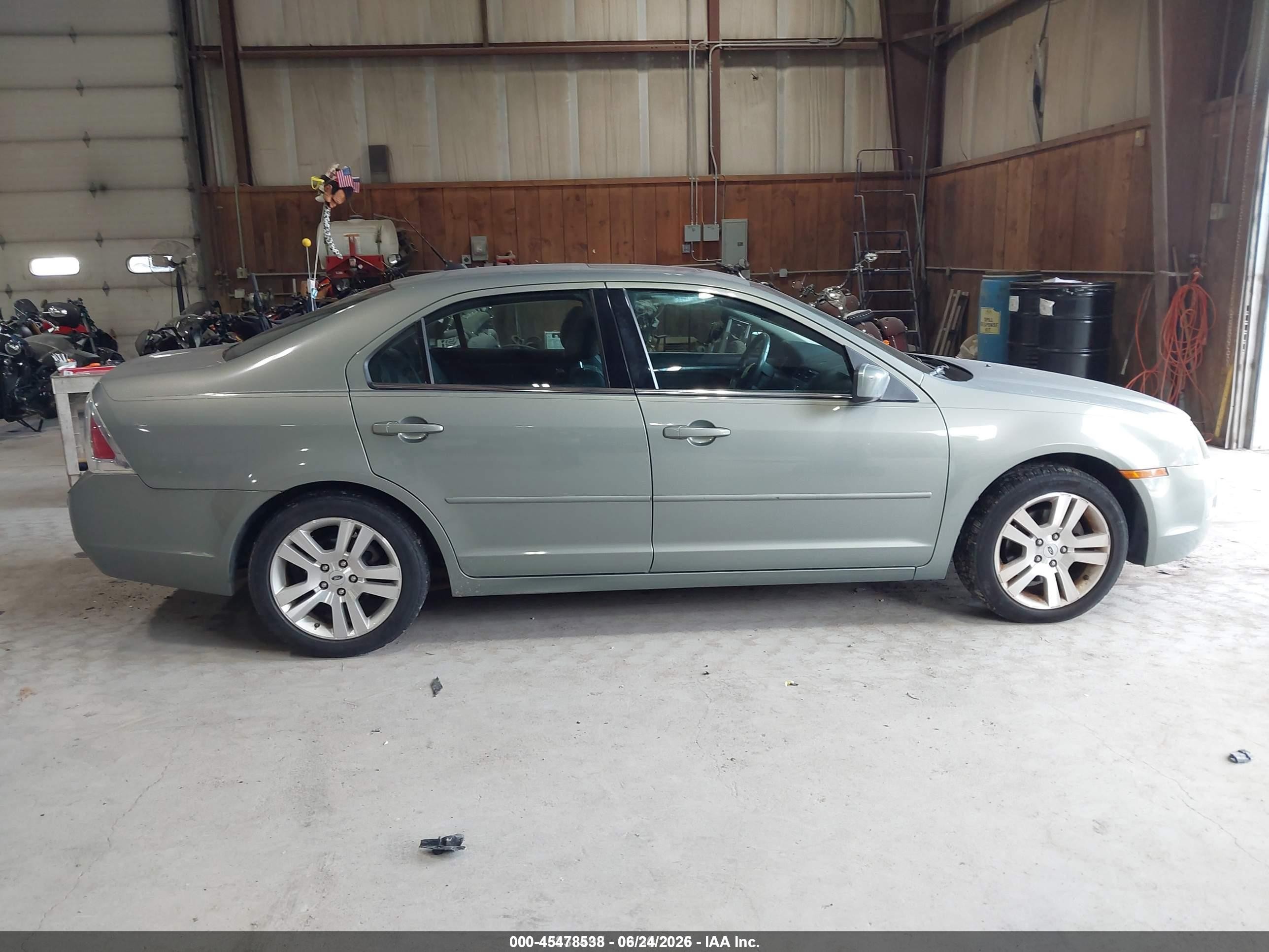 2008 Ford Fusion Sel Green vin: 3FAHP02188R173951