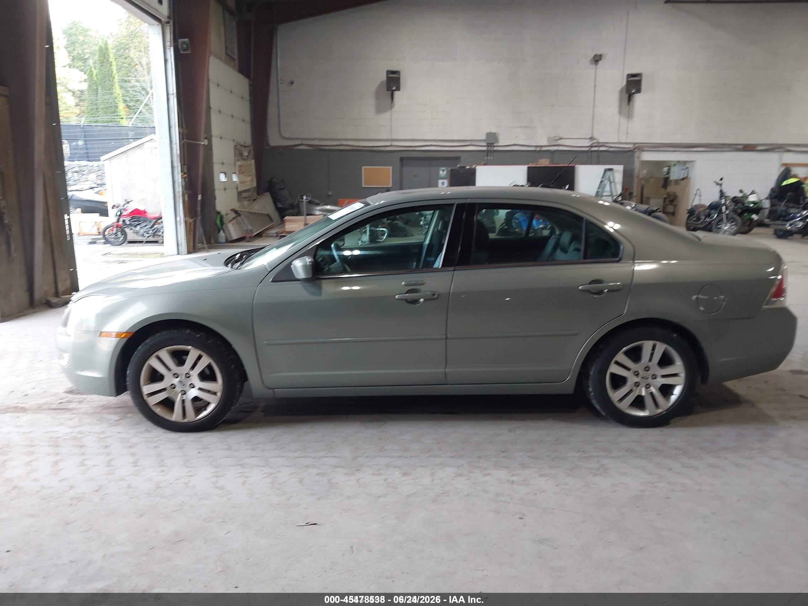 2008 Ford Fusion Sel Green vin: 3FAHP02188R173951