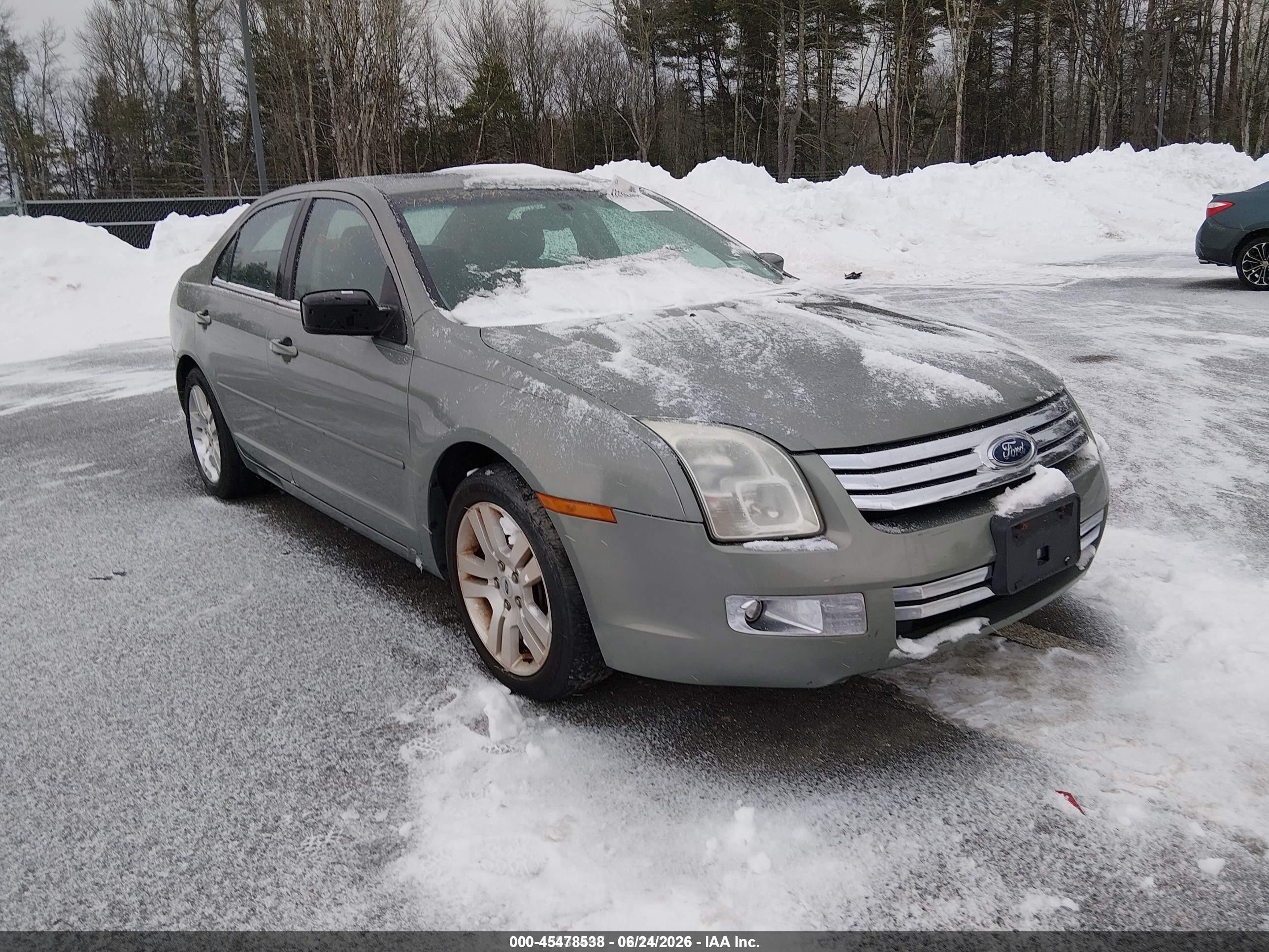2008 Ford Fusion Sel Green vin: 3FAHP02188R173951