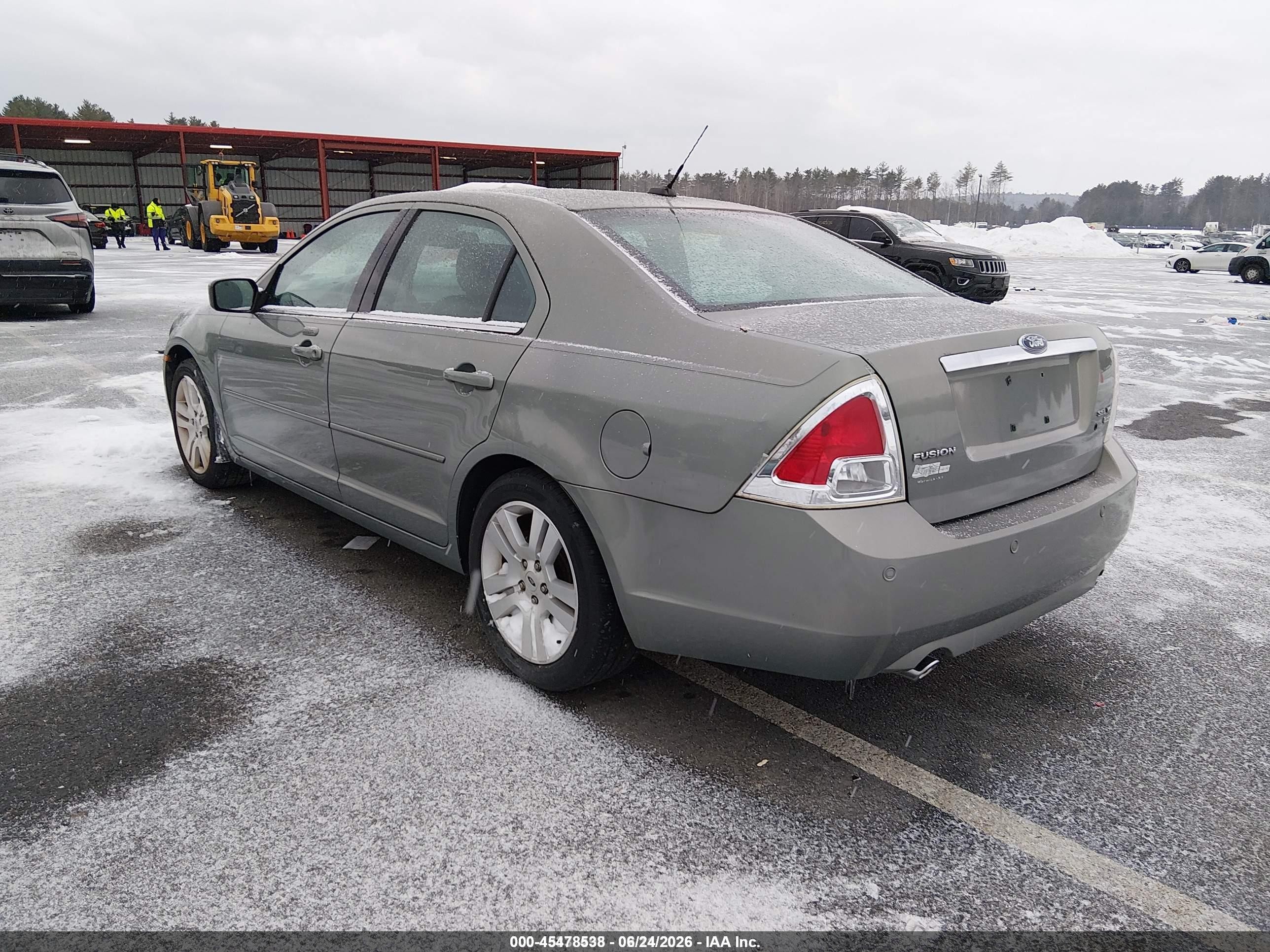 2008 Ford Fusion Sel Green vin: 3FAHP02188R173951