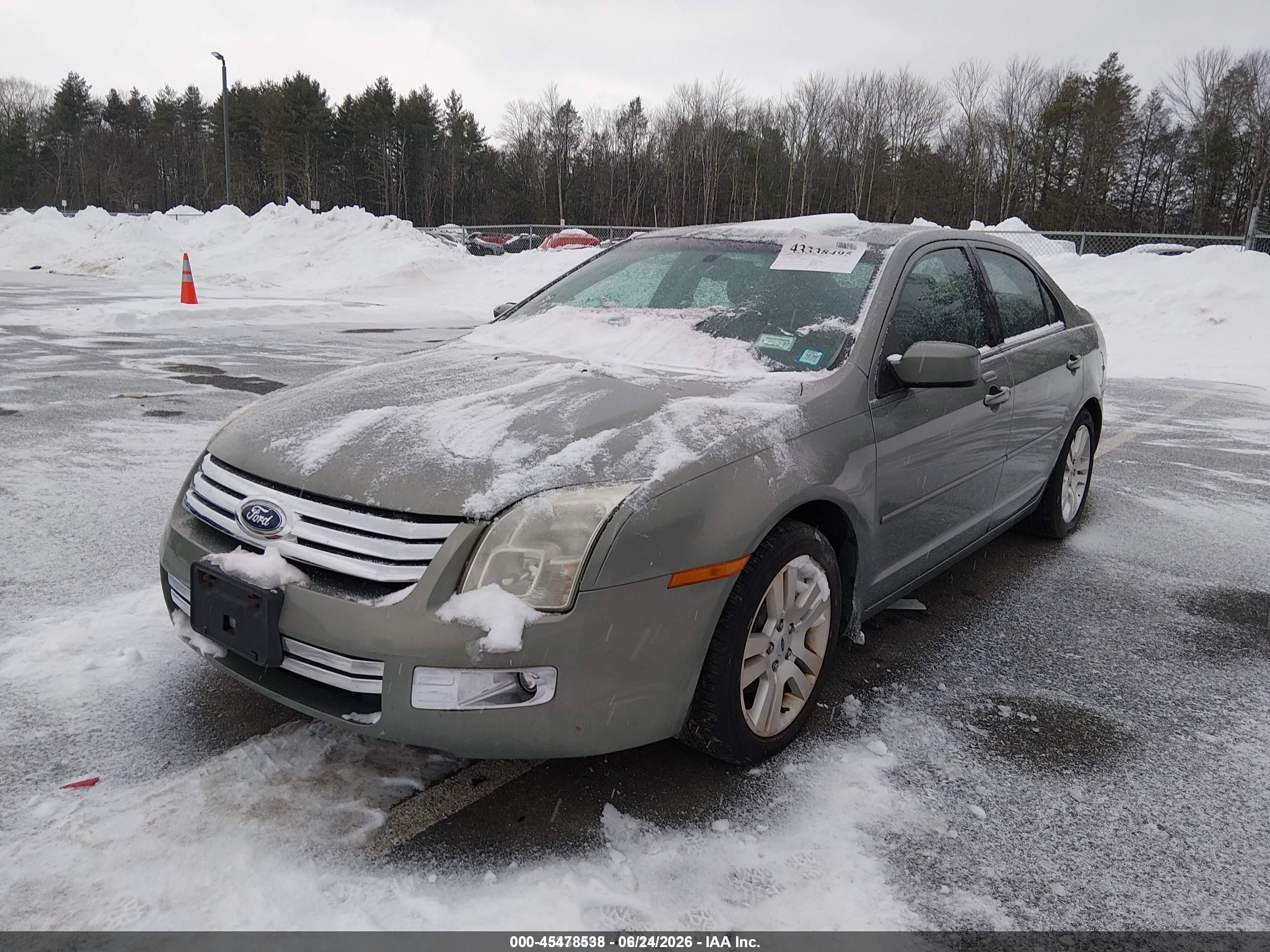 2008 Ford Fusion Sel Green vin: 3FAHP02188R173951
