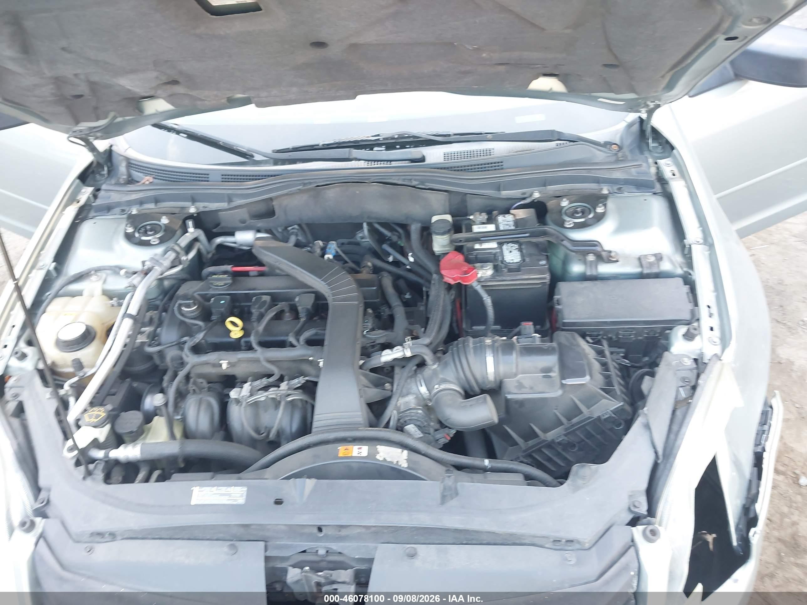 2008 Ford Fusion S Silver vin: 3FAHP06Z08R159056