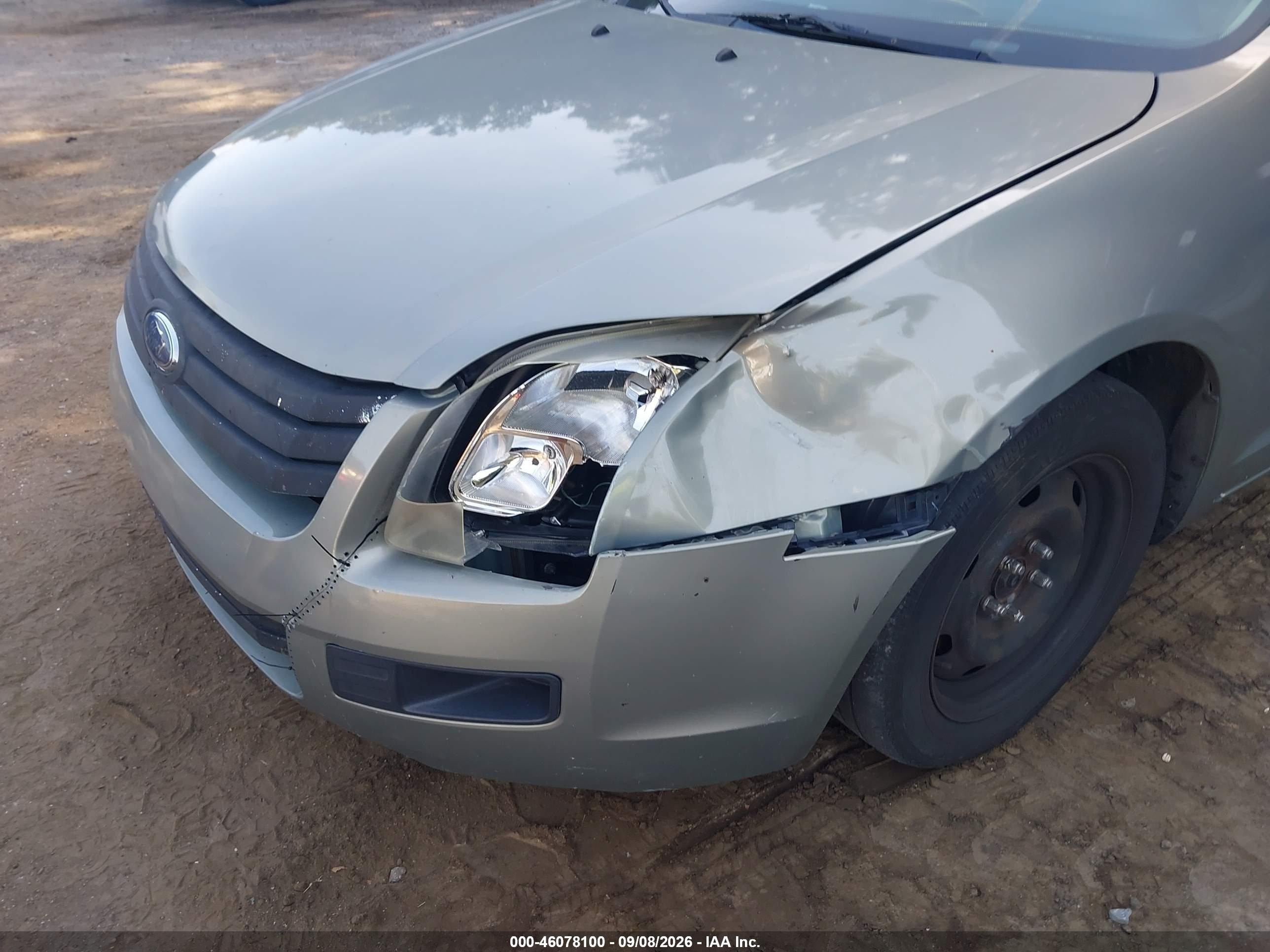 2008 Ford Fusion S Silver vin: 3FAHP06Z08R159056