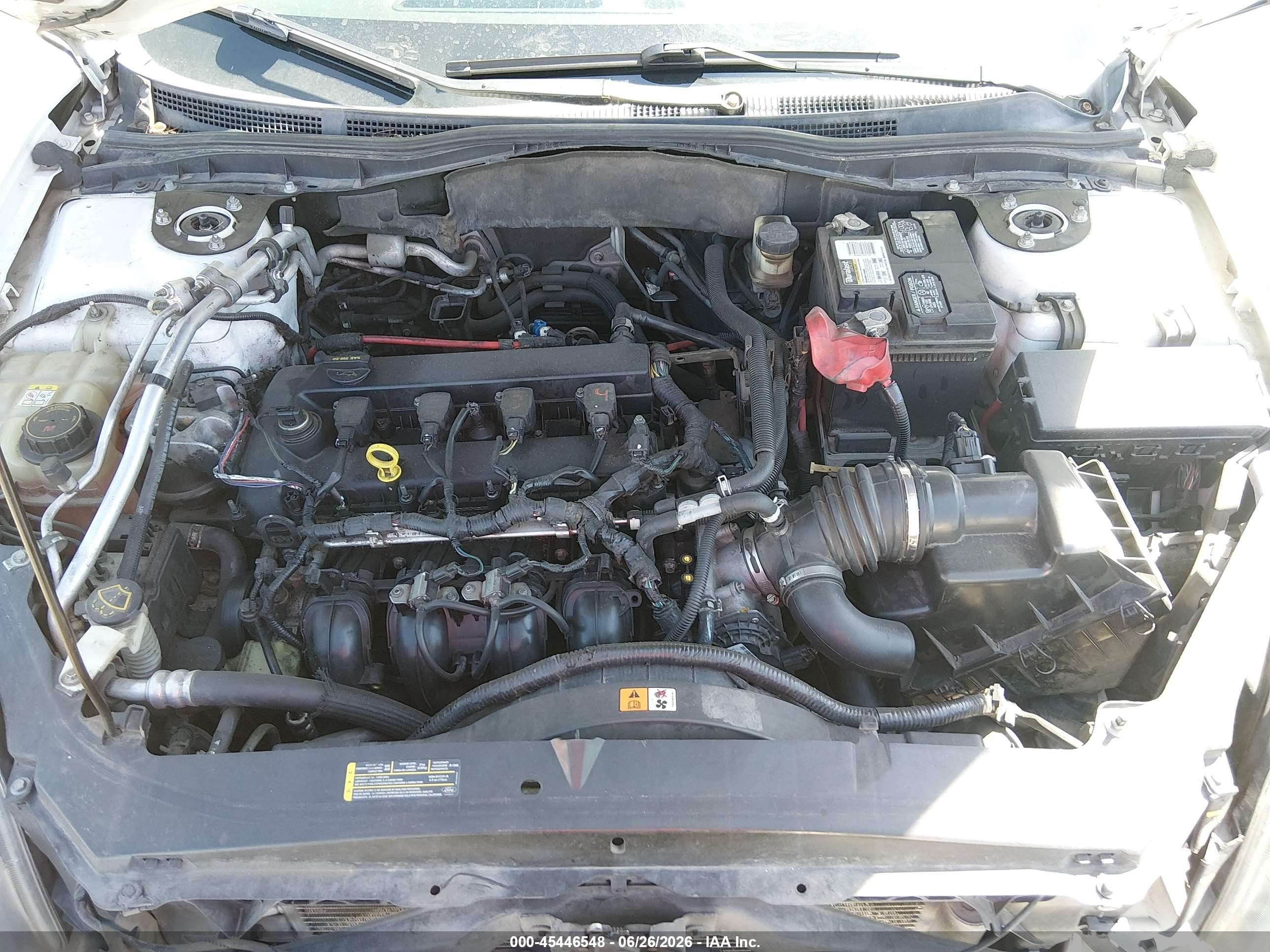 2007 Ford Fusion S White vin: 3FAHP06Z27R150518