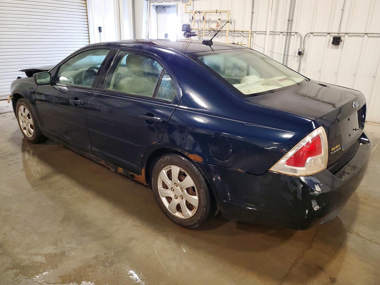 2008 Ford Fusion S Blue vin: 3FAHP06Z28R123210