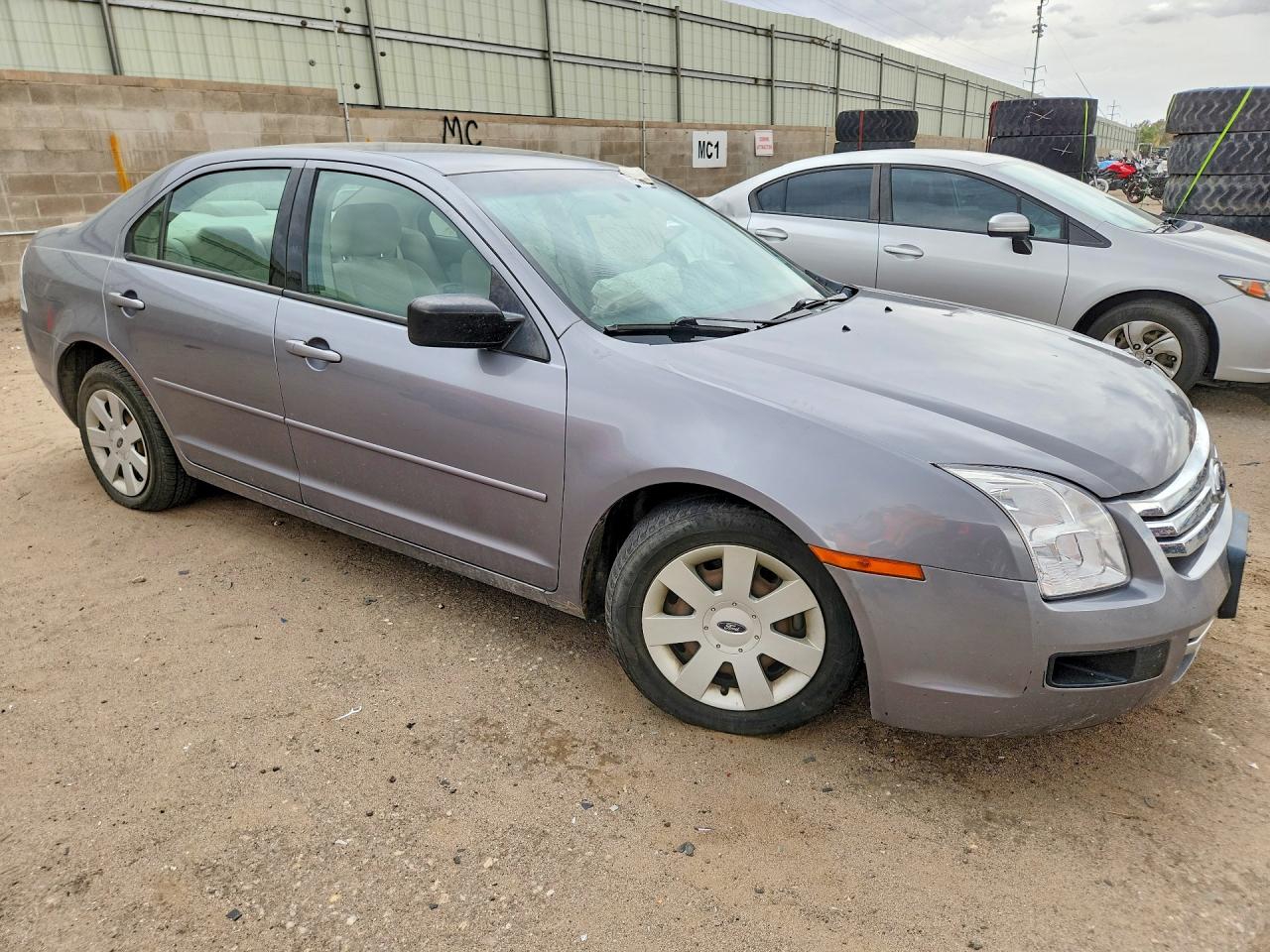 2007 Ford Fusion S Silver vin: 3FAHP06Z37R109038