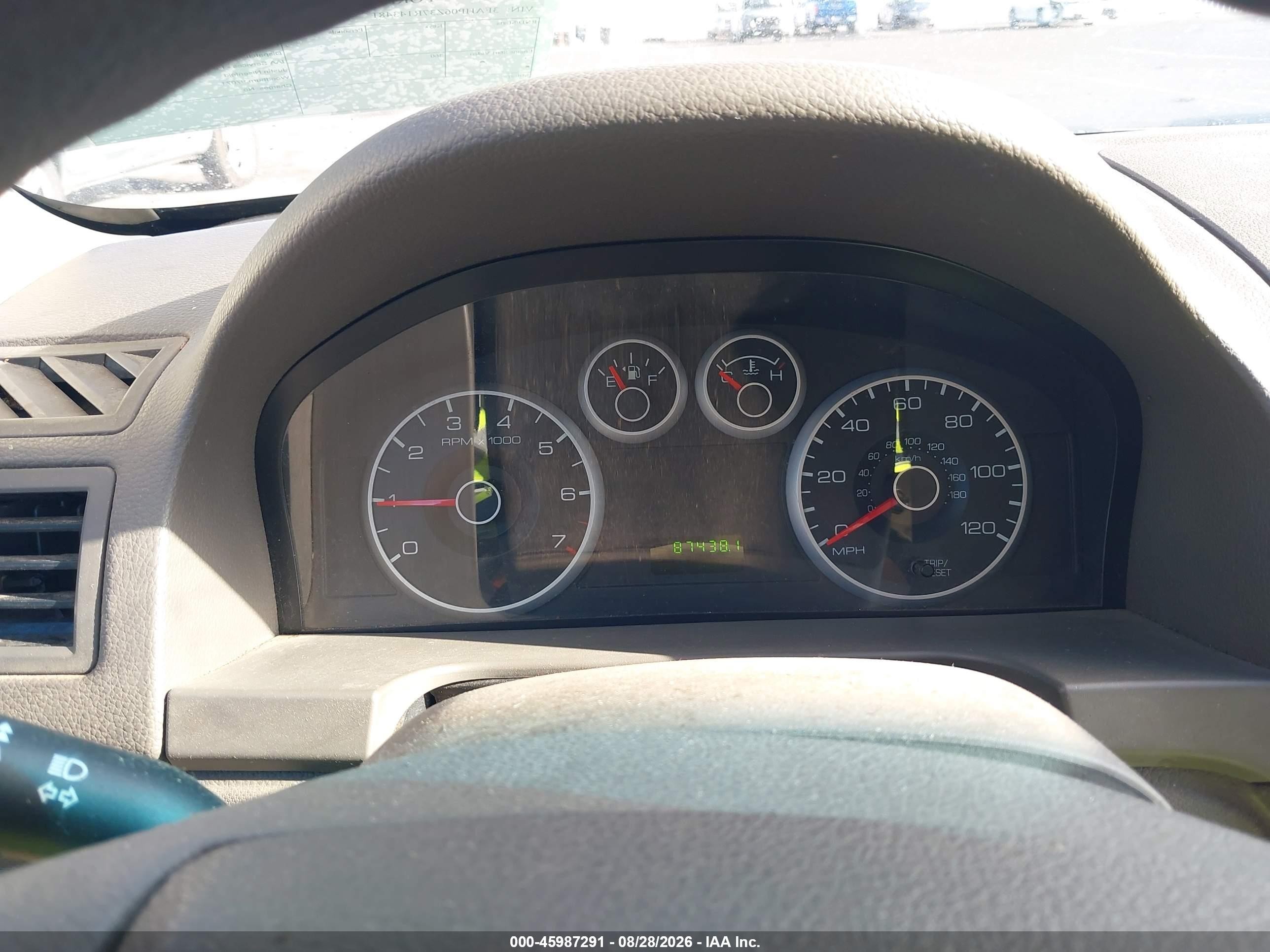 2007 Ford Fusion S Blue vin: 3FAHP06Z37R143481