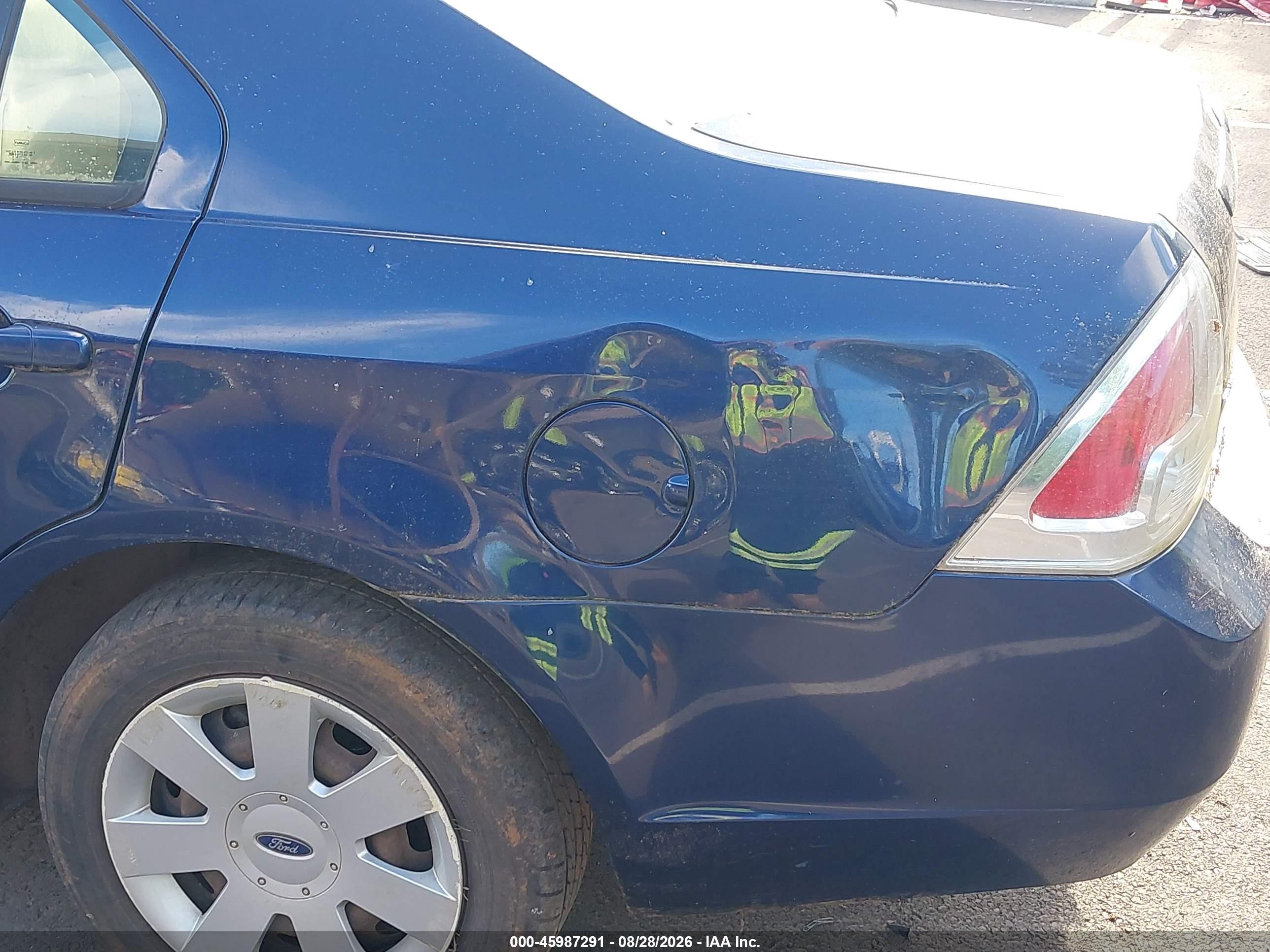 2007 Ford Fusion S Blue vin: 3FAHP06Z37R143481