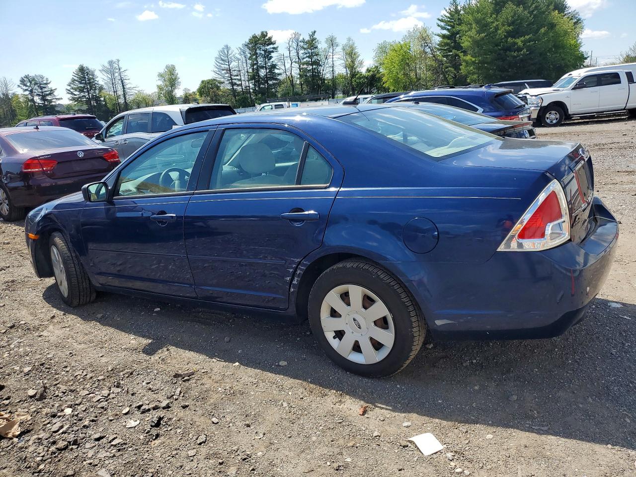 2007 Ford Fusion S Blue vin: 3FAHP06Z37R259778