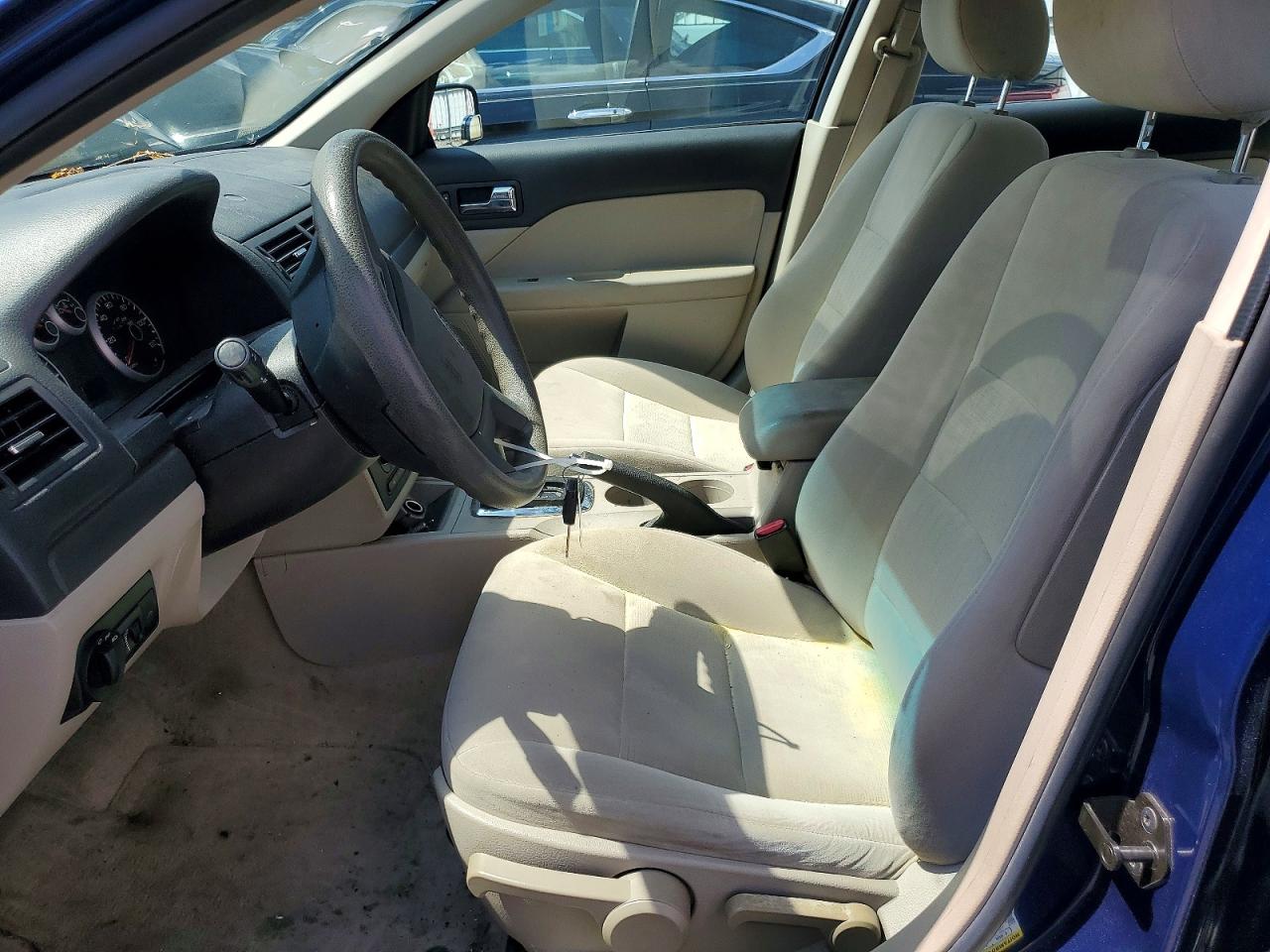 2007 Ford Fusion S Blue vin: 3FAHP06Z37R259778