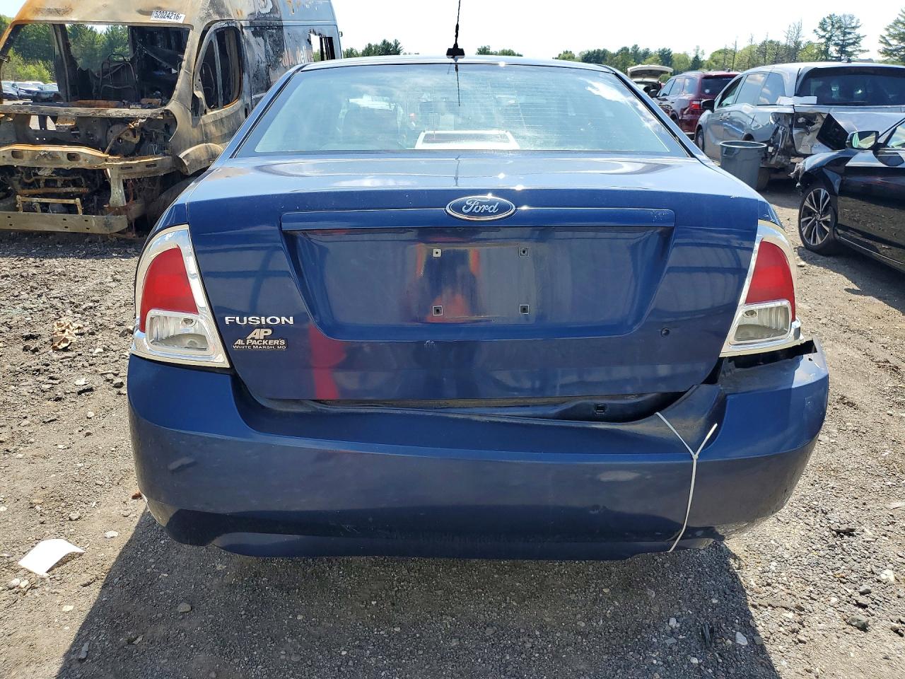 2007 Ford Fusion S Blue vin: 3FAHP06Z37R259778