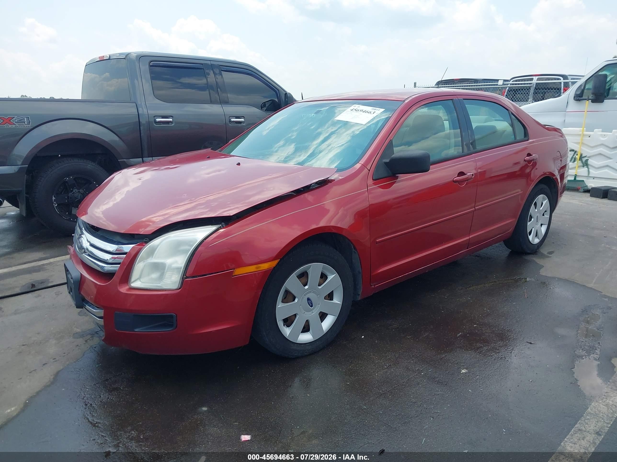 2008 Ford Fusion S Maroon vin: 3FAHP06Z38R139660
