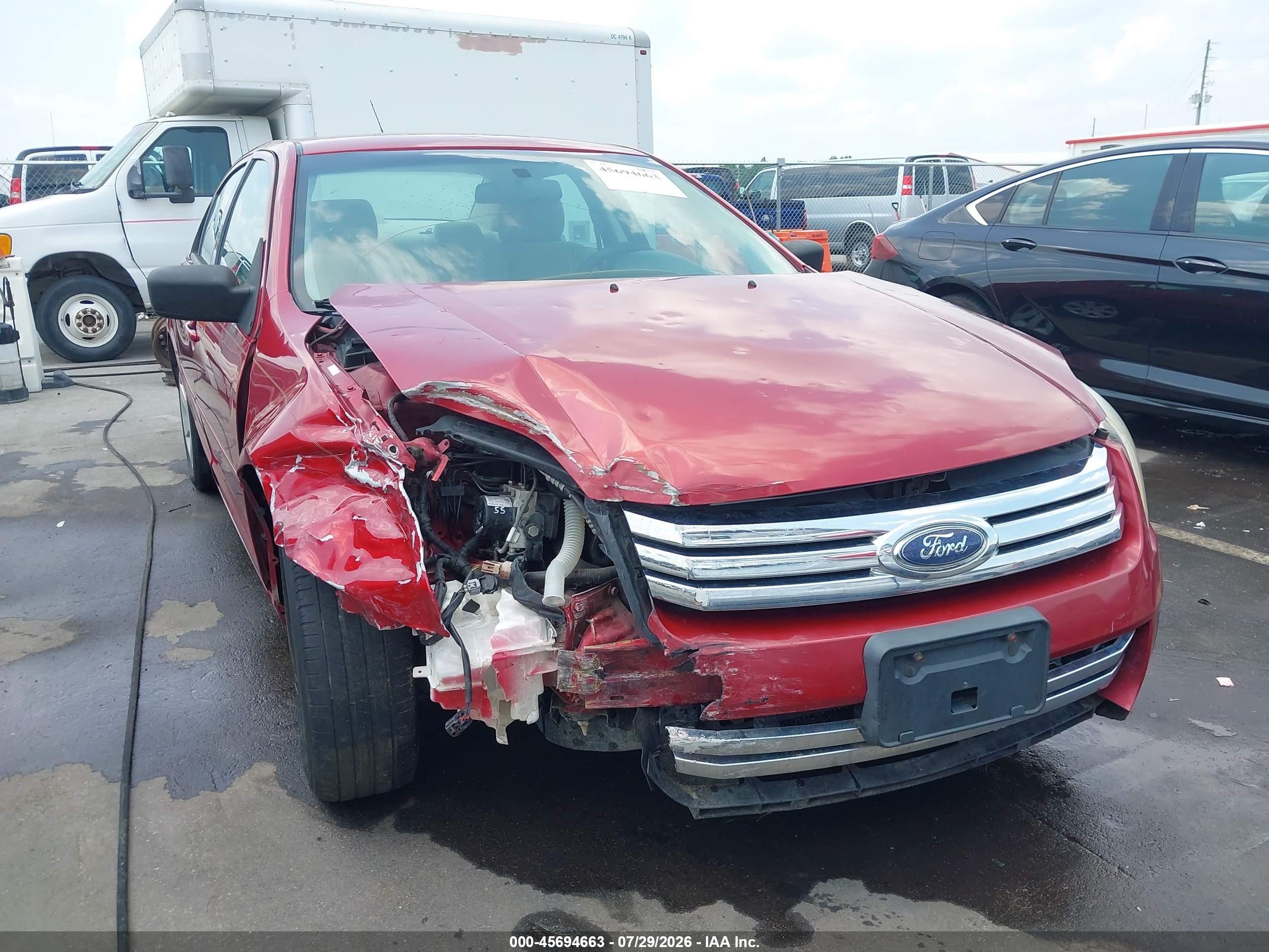 2008 Ford Fusion S Maroon vin: 3FAHP06Z38R139660