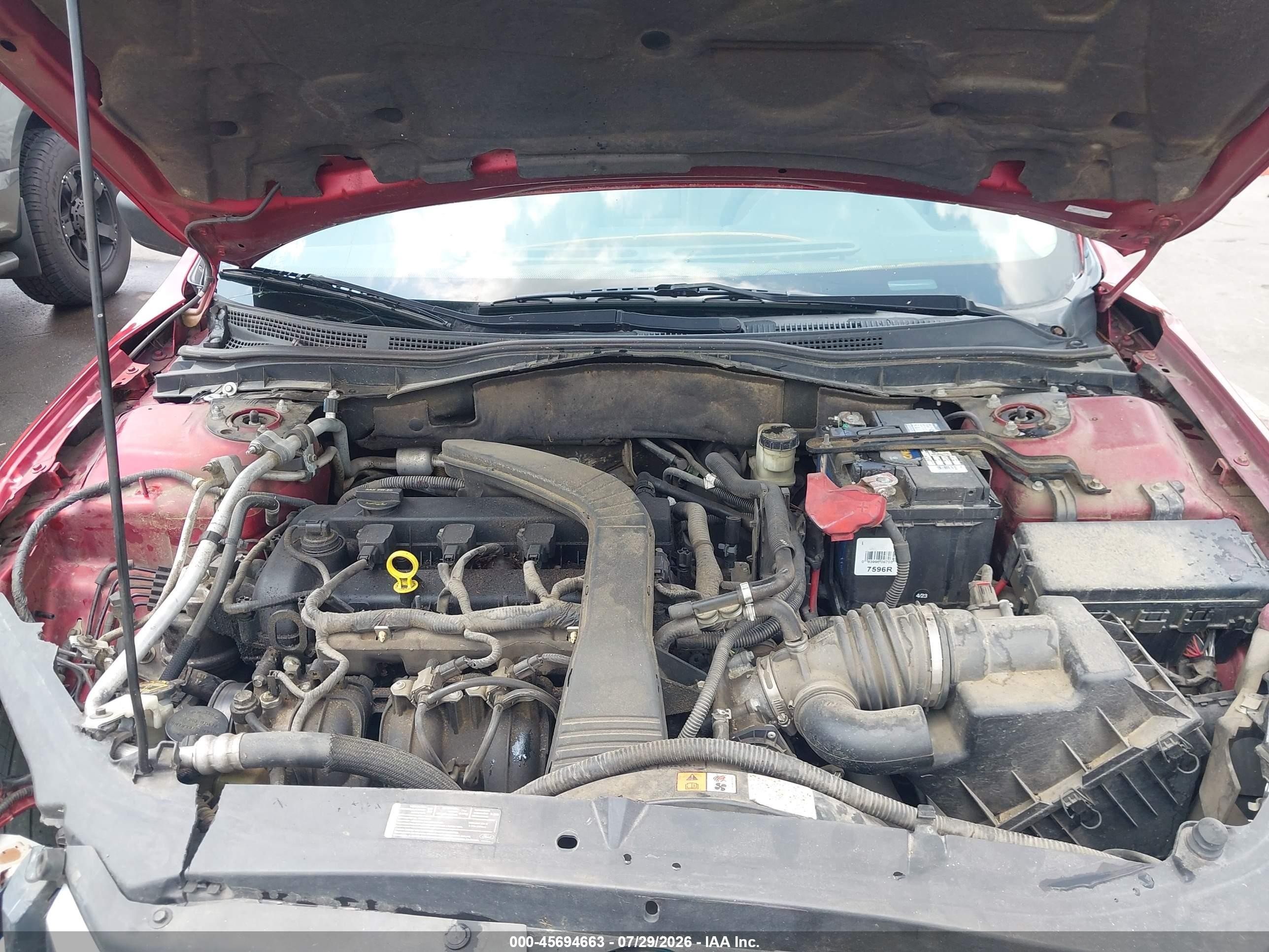 2008 Ford Fusion S Maroon vin: 3FAHP06Z38R139660