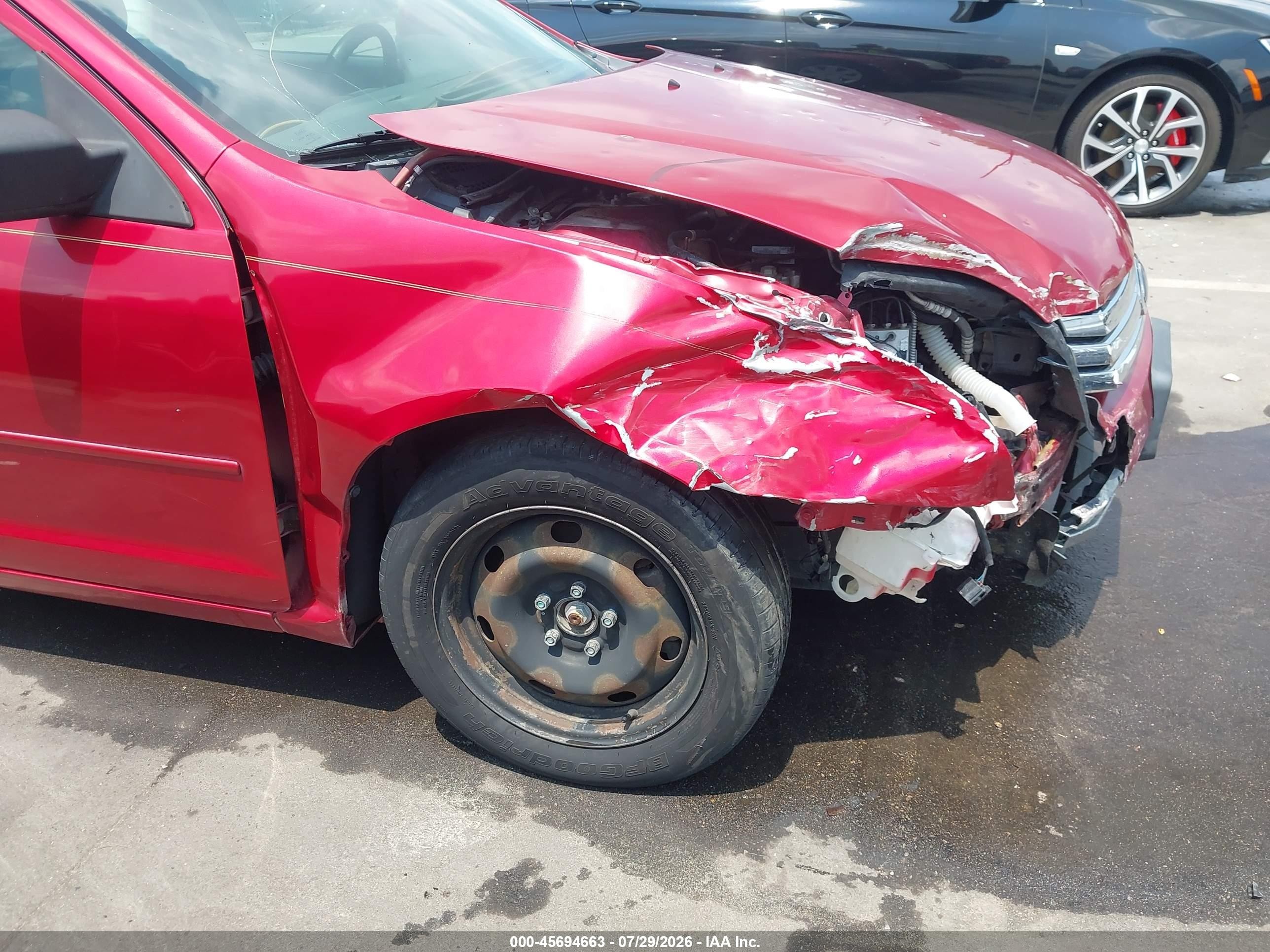 2008 Ford Fusion S Maroon vin: 3FAHP06Z38R139660