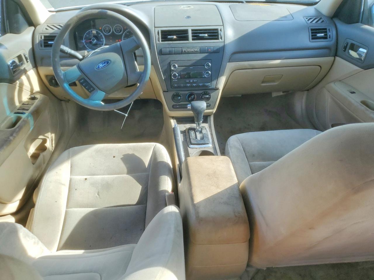 2009 Ford Fusion S White vin: 3FAHP06Z39R153625