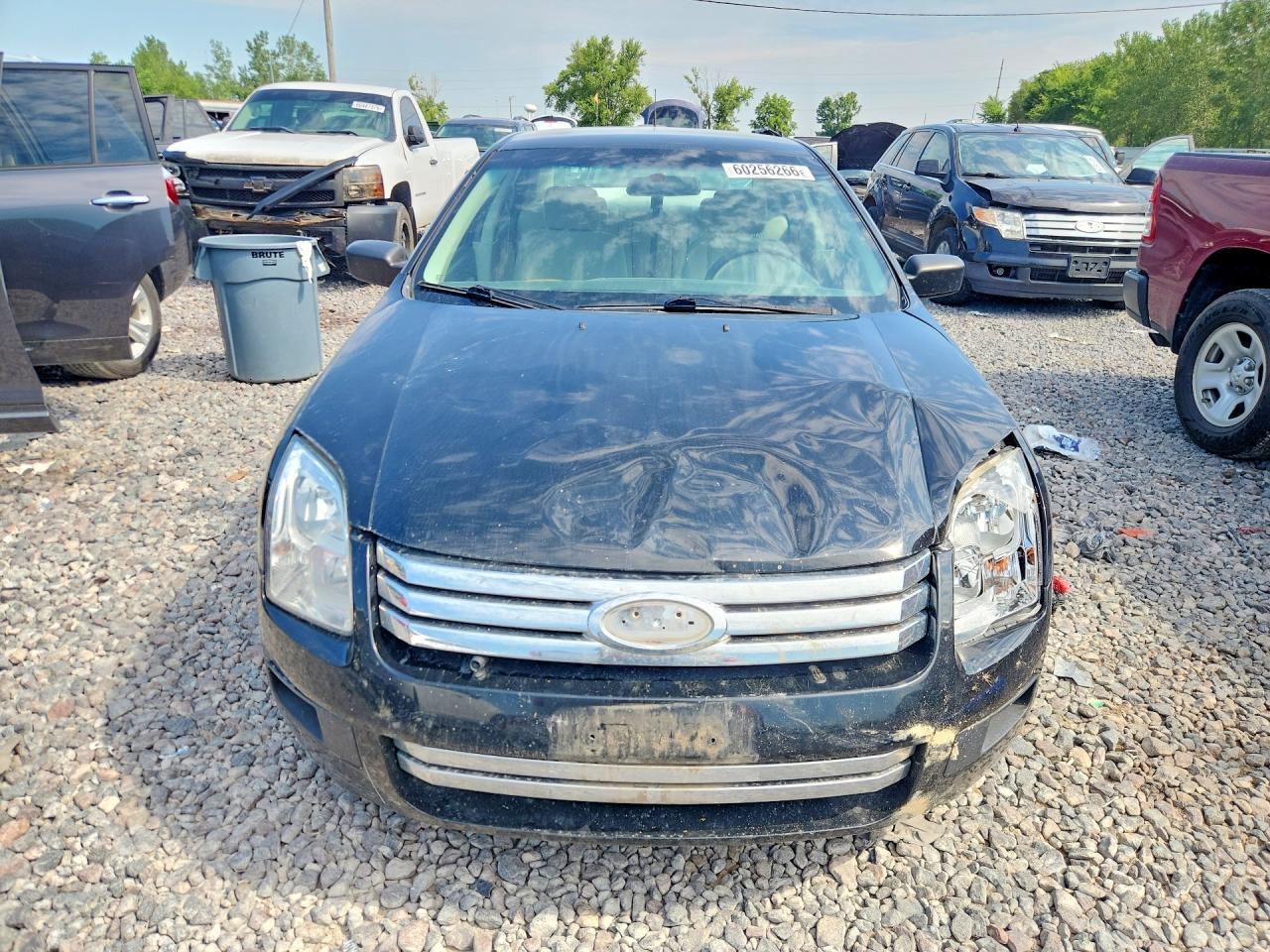 2008 Ford Fusion S Black vin: 3FAHP06Z48R111365