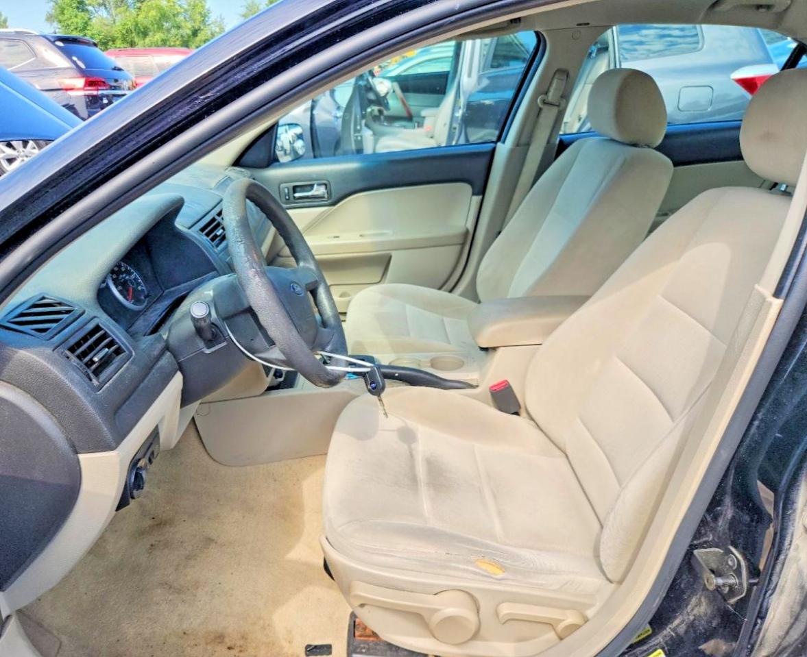 2008 Ford Fusion S Black vin: 3FAHP06Z48R111365