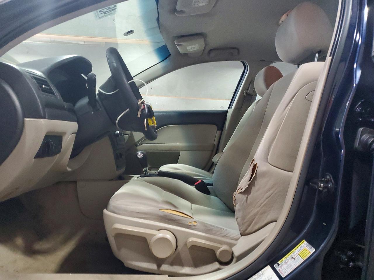 2008 Ford Fusion S Blue vin: 3FAHP06Z48R235135