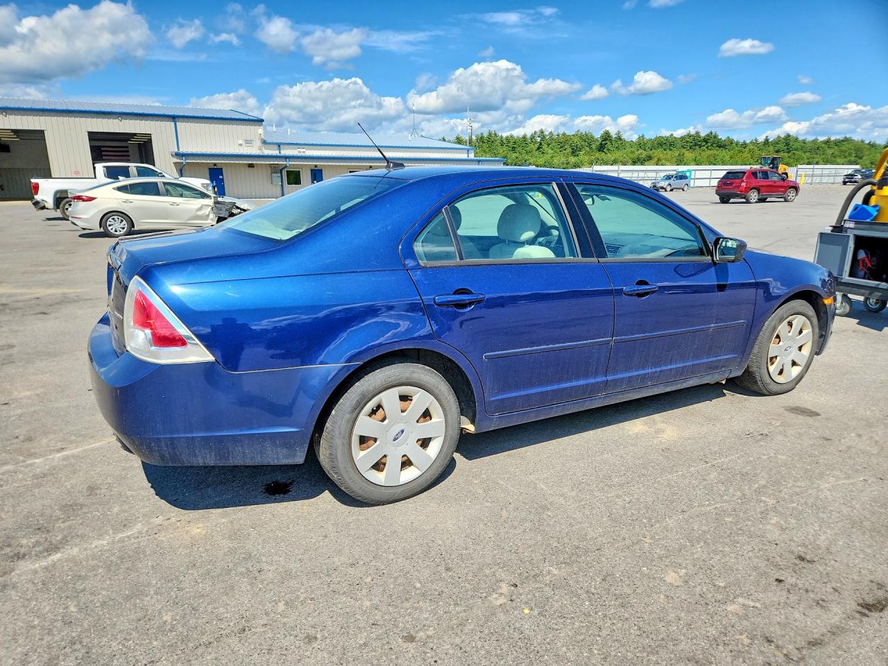 2007 Ford Fusion S Blue vin: 3FAHP06Z57R224644
