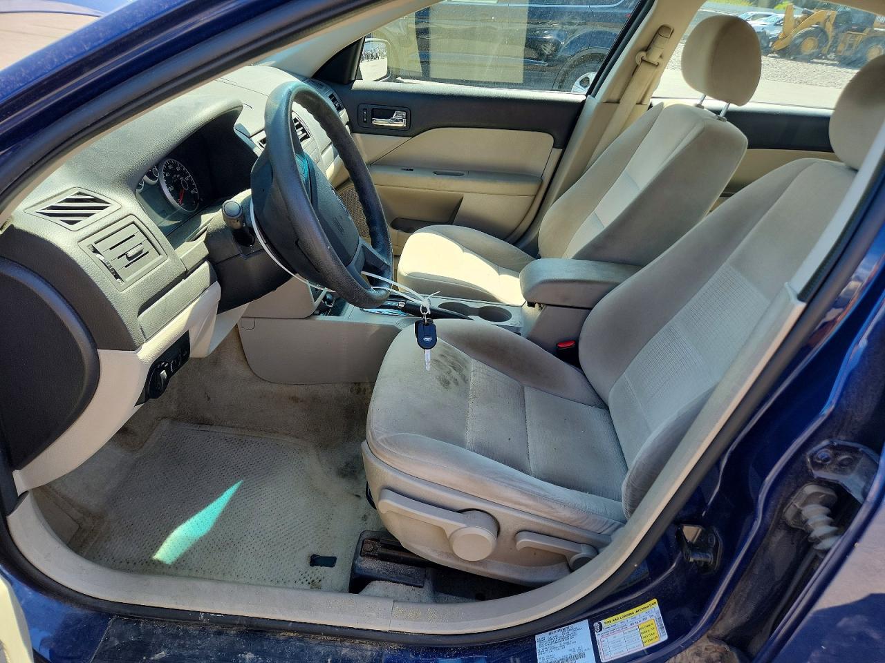 2007 Ford Fusion S Blue vin: 3FAHP06Z57R224644