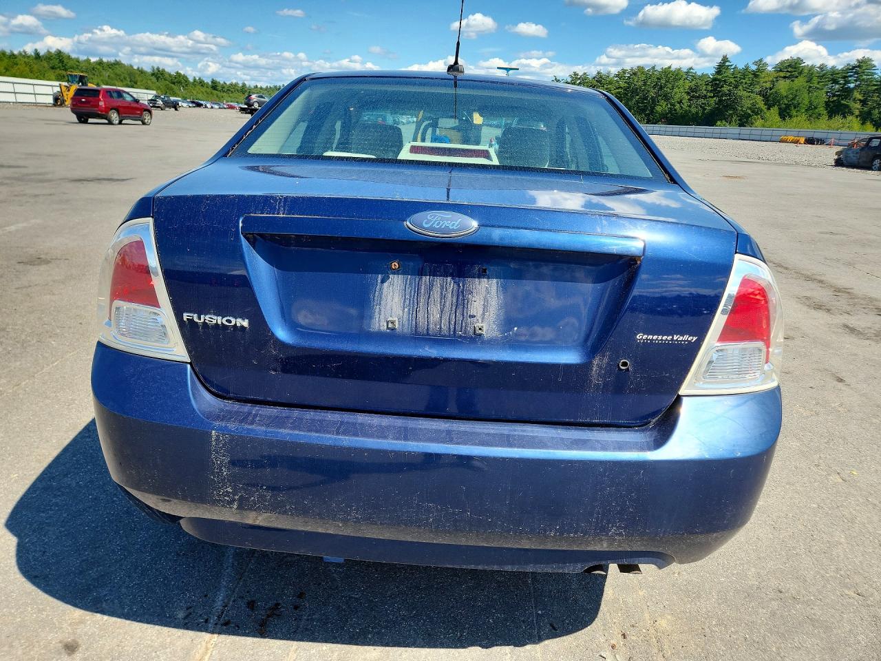 2007 Ford Fusion S Blue vin: 3FAHP06Z57R224644