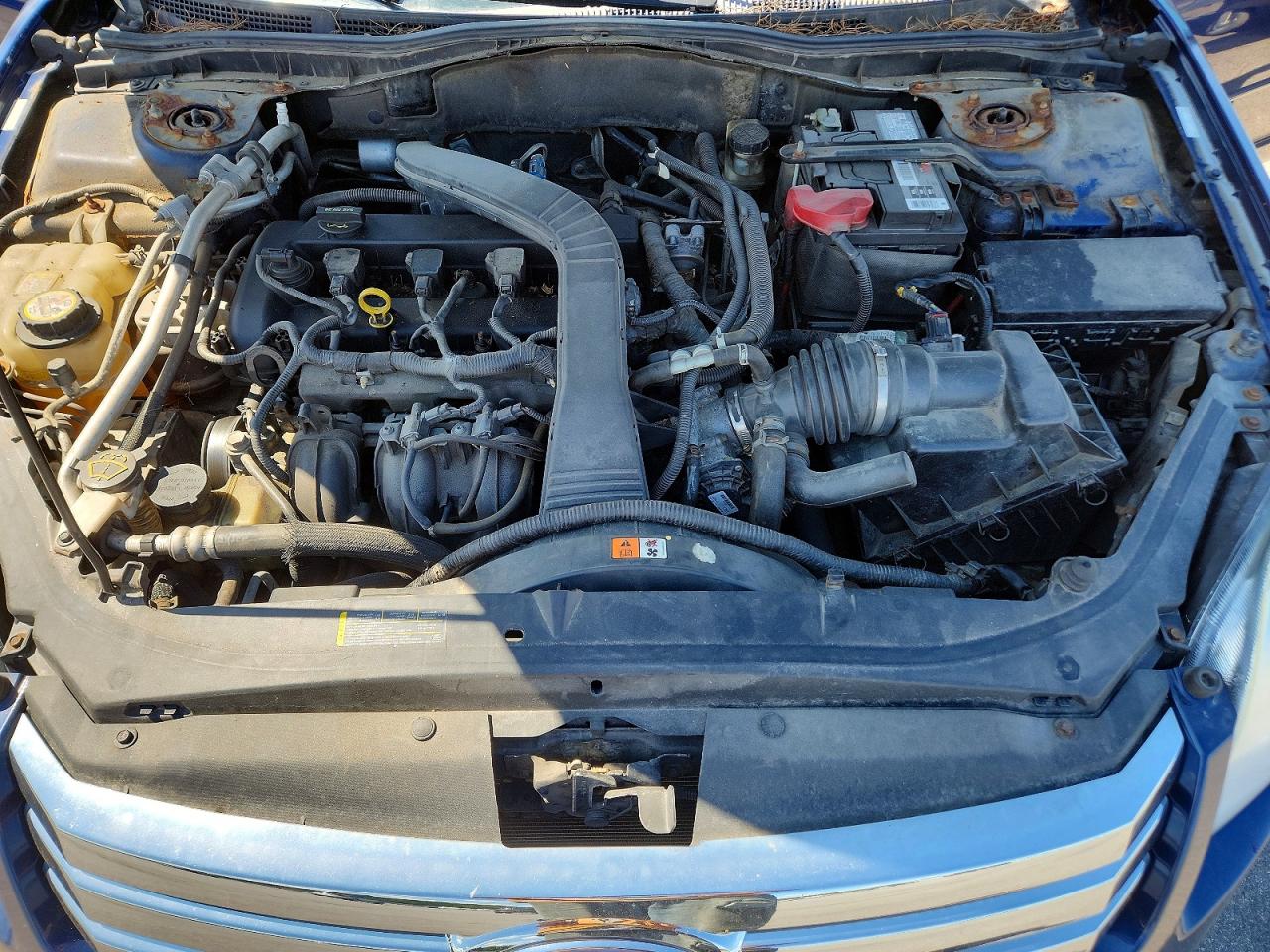 2007 Ford Fusion S Blue vin: 3FAHP06Z57R224644