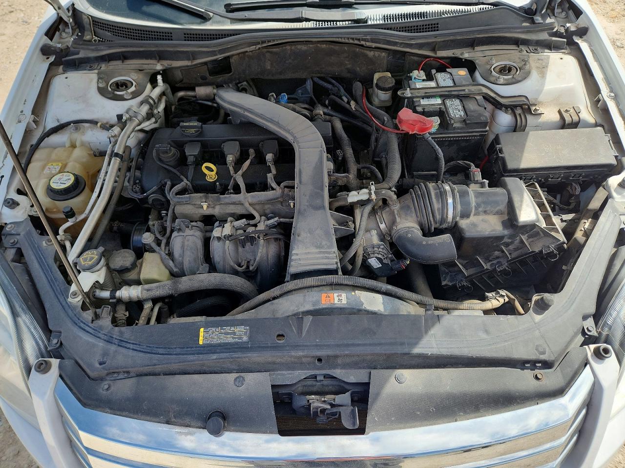 2007 Ford Fusion S White vin: 3FAHP06Z57R234882