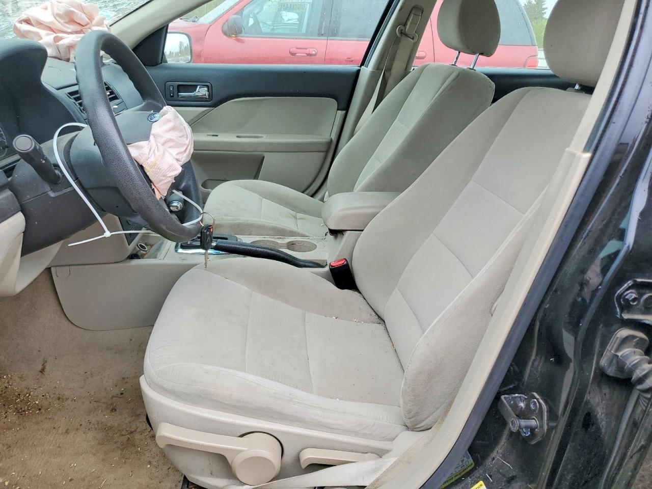 2007 Ford Fusion S Black vin: 3FAHP06Z57R275433