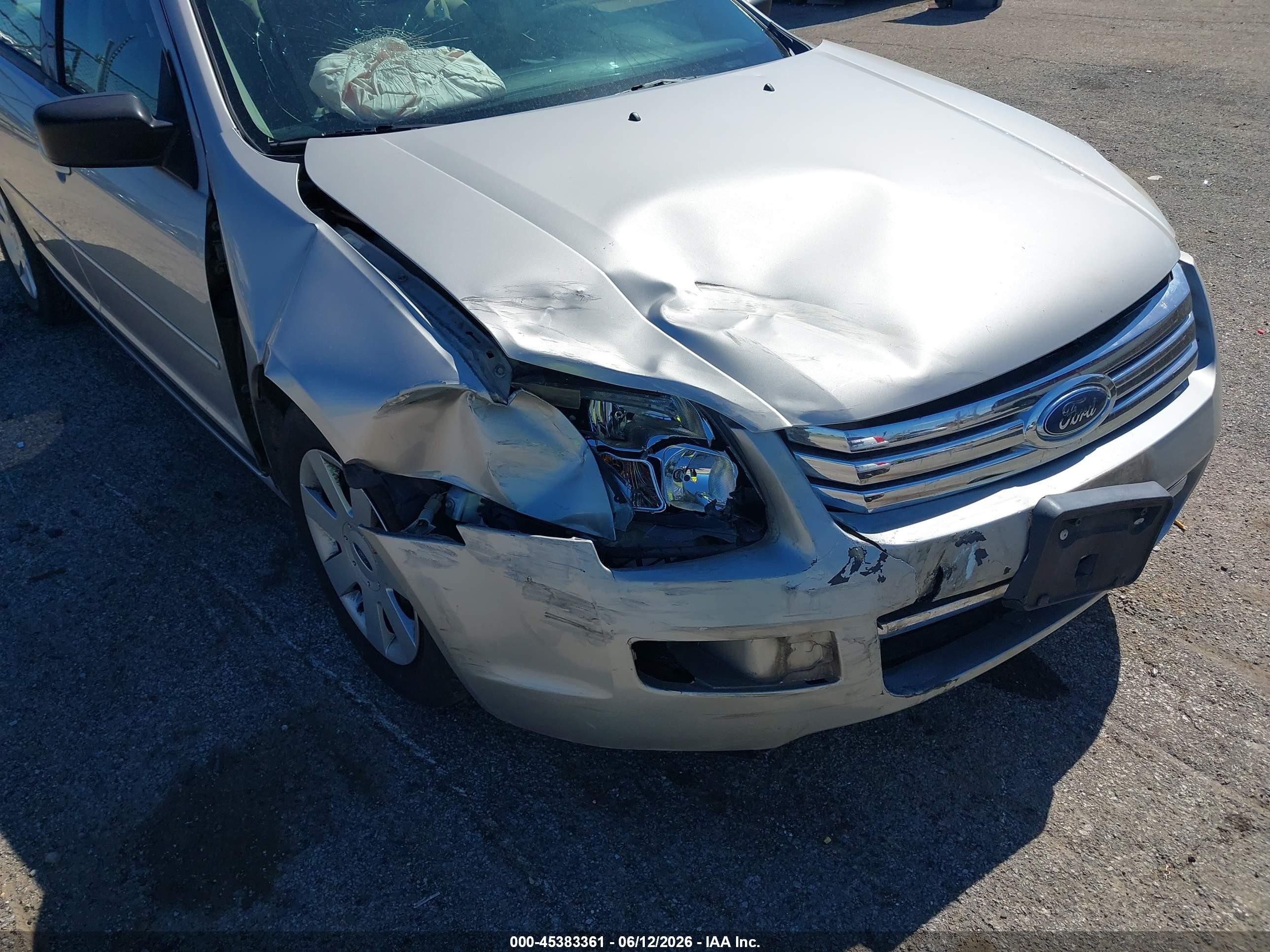 2007 Ford Fusion S Silver vin: 3FAHP06Z67R147993