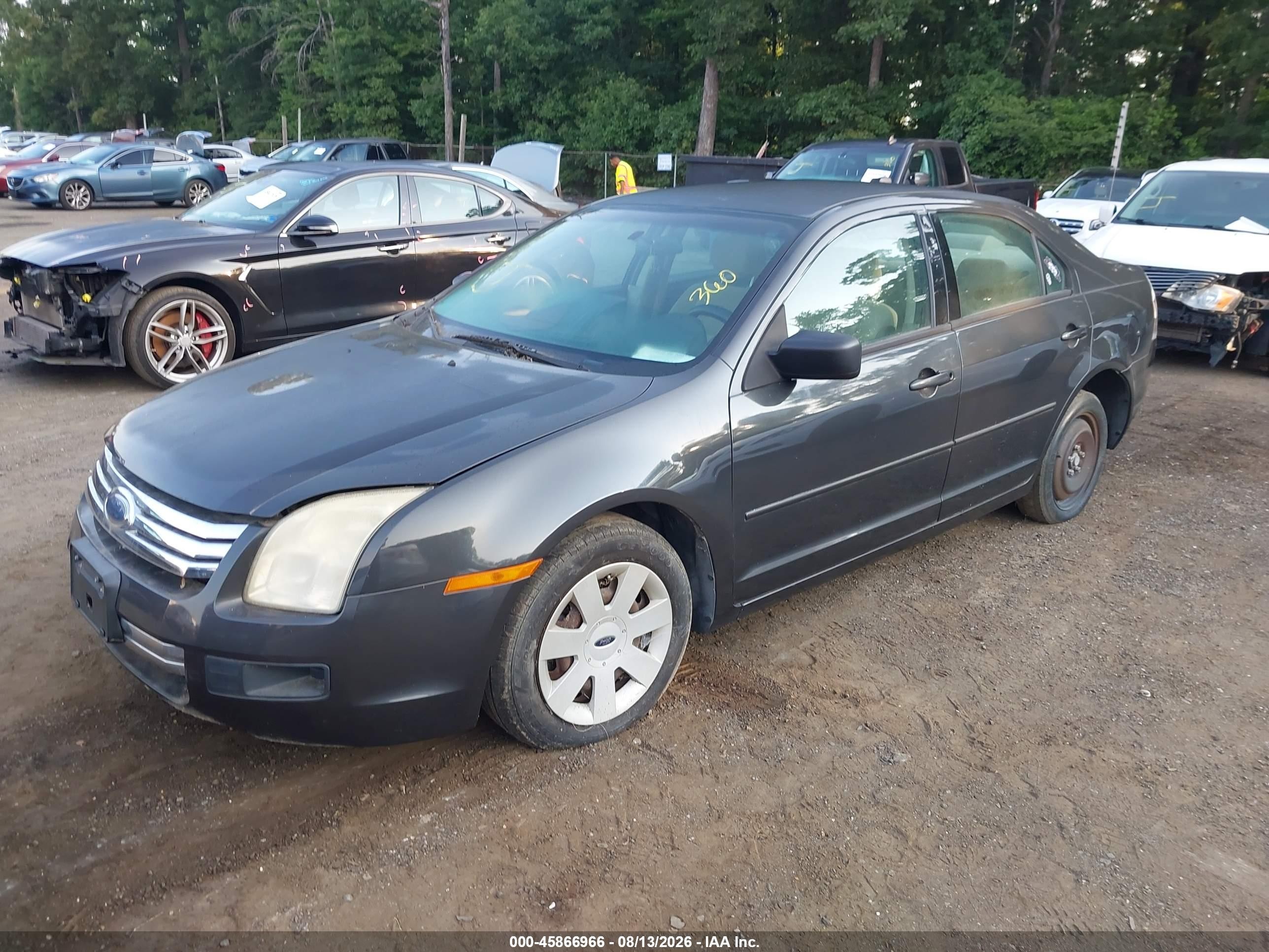 2007 Ford Fusion S Gray vin: 3FAHP06Z67R224118