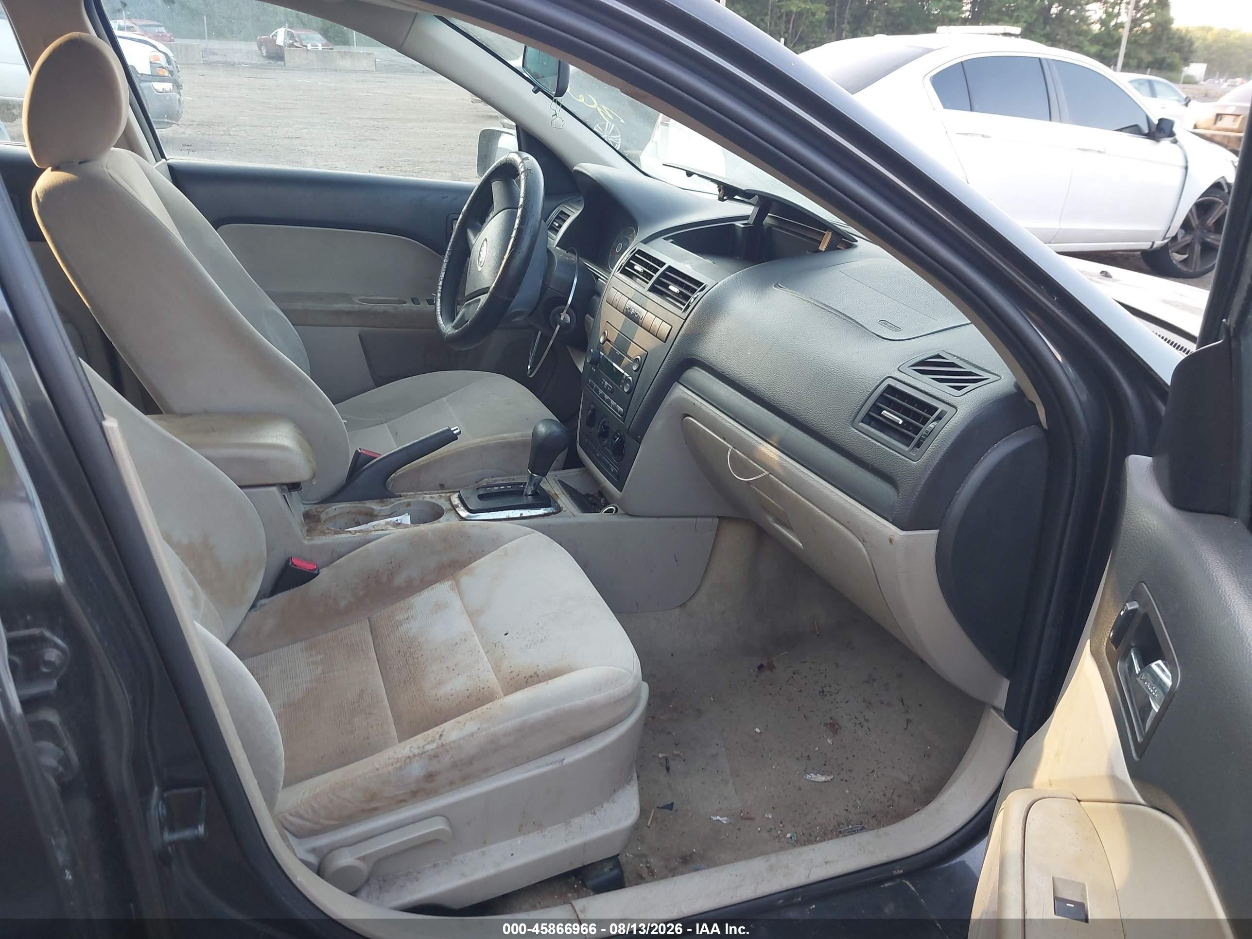 2007 Ford Fusion S Gray vin: 3FAHP06Z67R224118