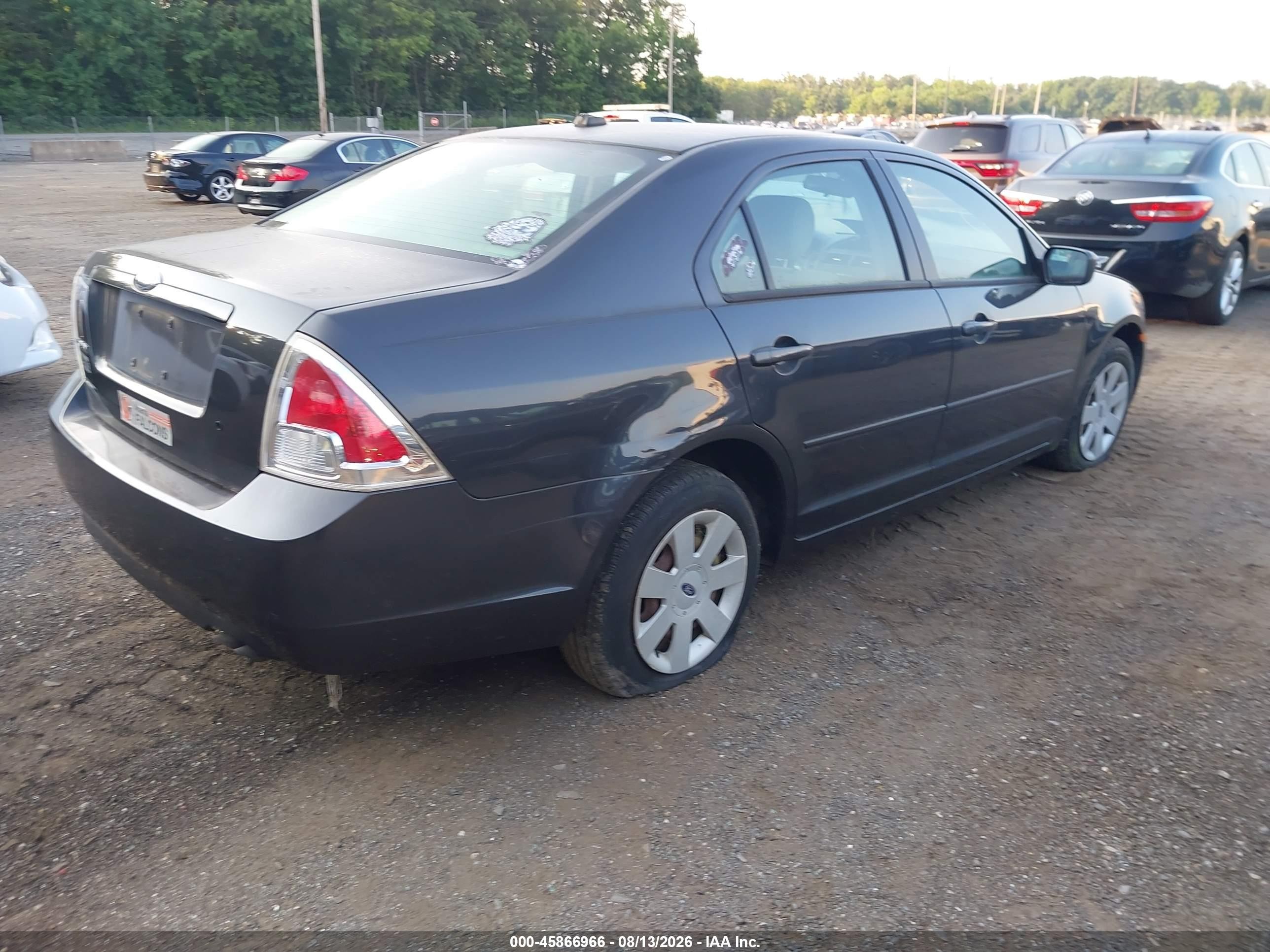 2007 Ford Fusion S Gray vin: 3FAHP06Z67R224118