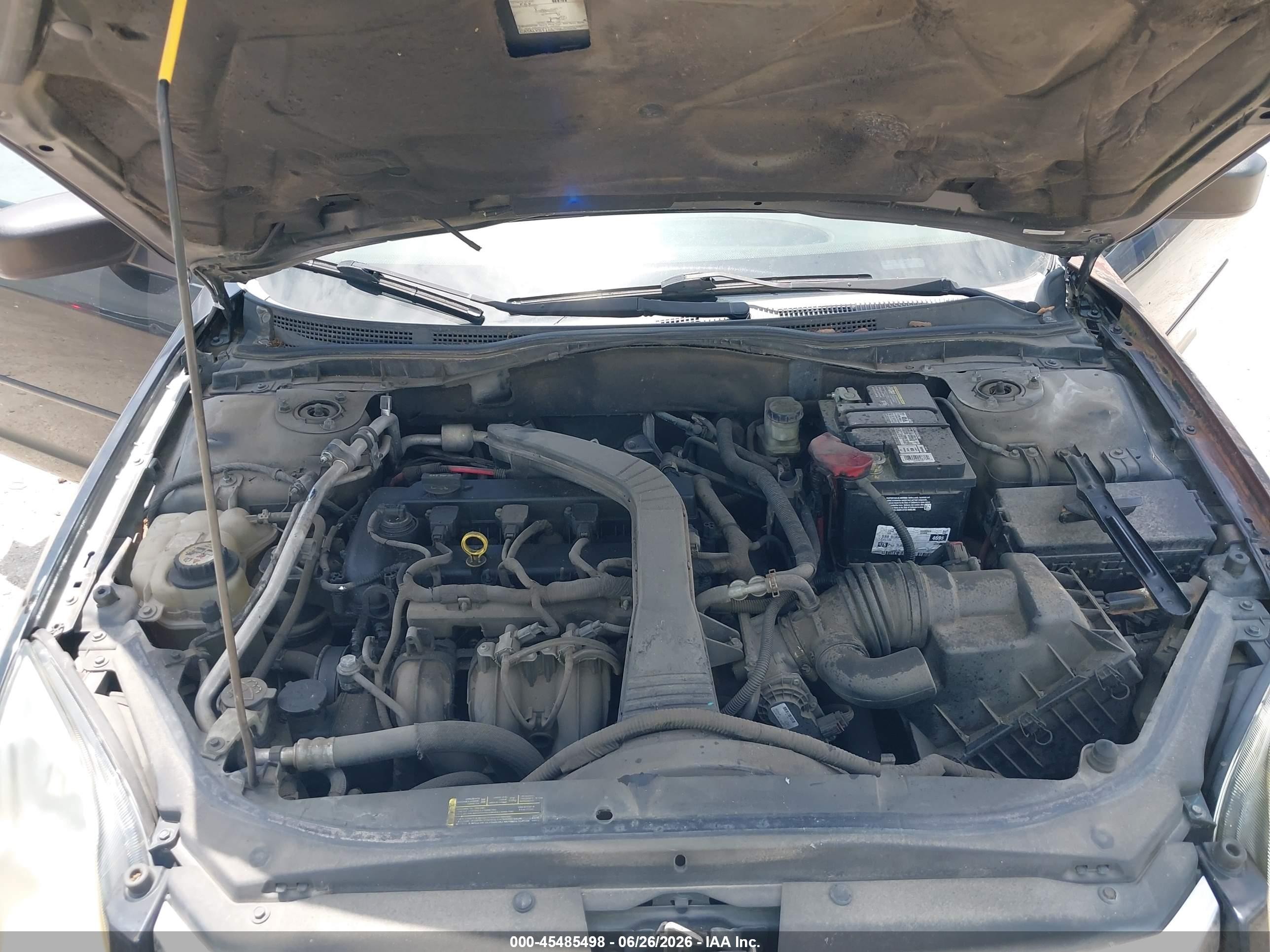 2007 Ford Fusion S Black vin: 3FAHP06Z67R279779