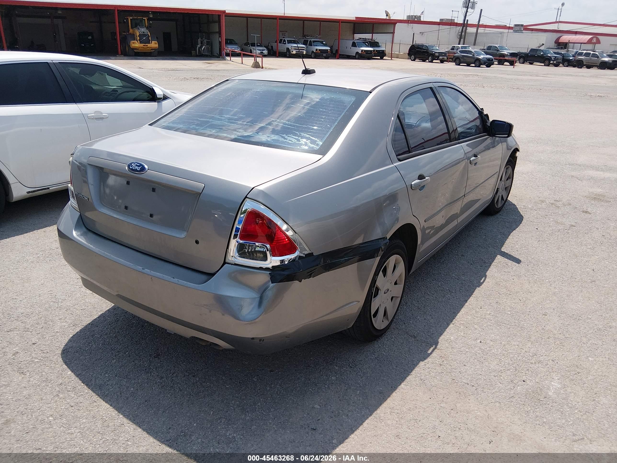 2008 Ford Fusion S Gray vin: 3FAHP06Z68R142844