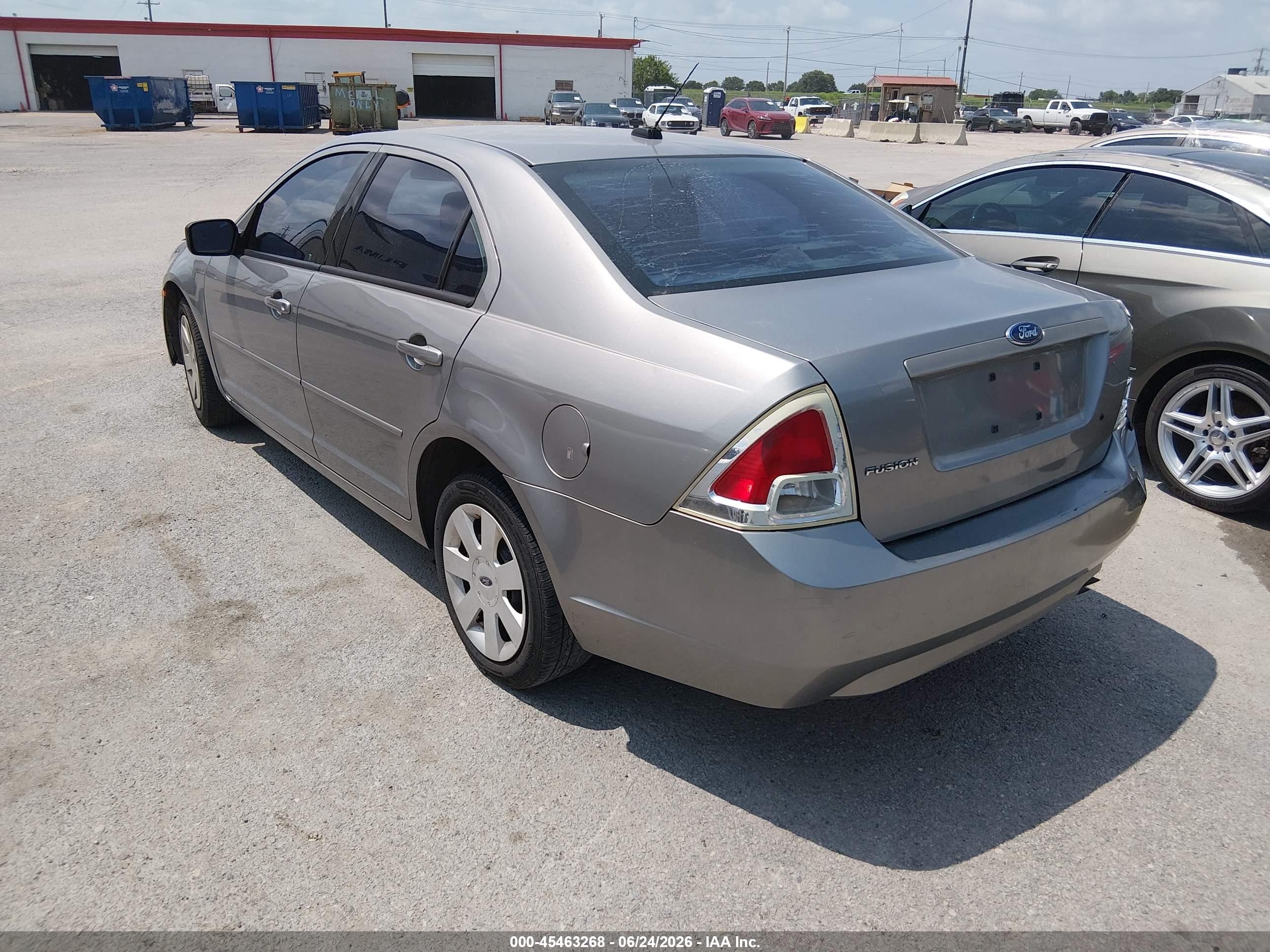 2008 Ford Fusion S Gray vin: 3FAHP06Z68R142844