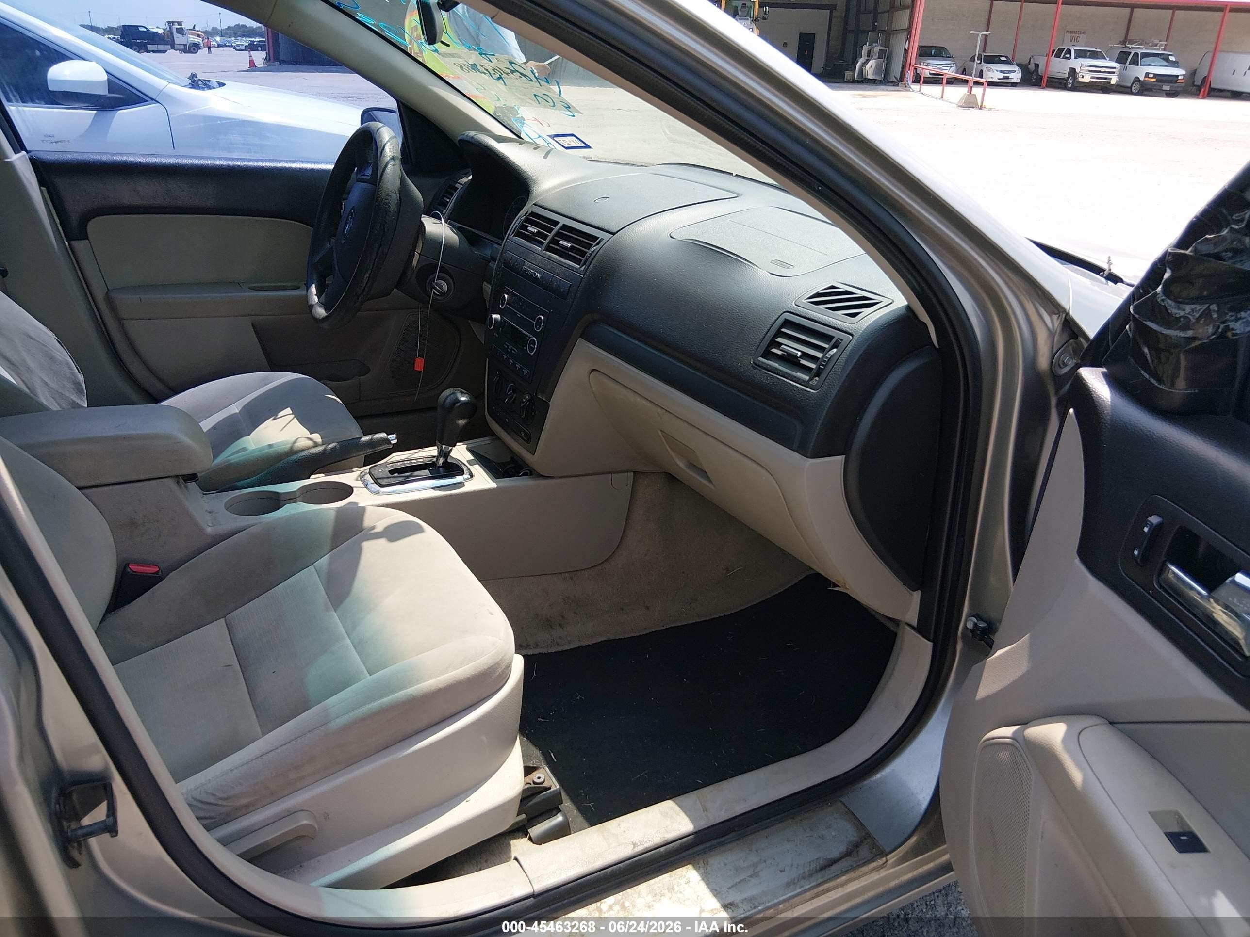 2008 Ford Fusion S Gray vin: 3FAHP06Z68R142844