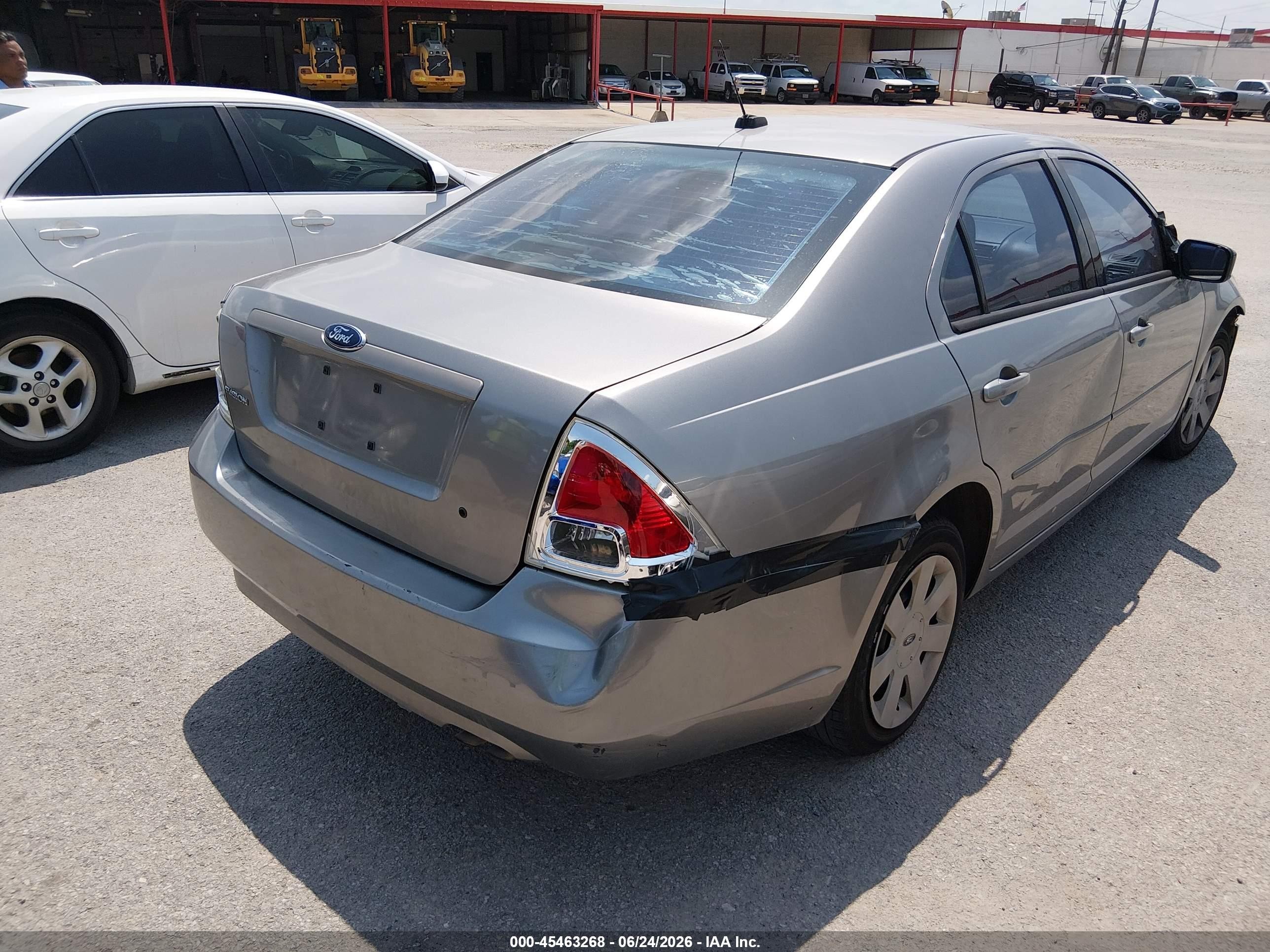 2008 Ford Fusion S Gray vin: 3FAHP06Z68R142844