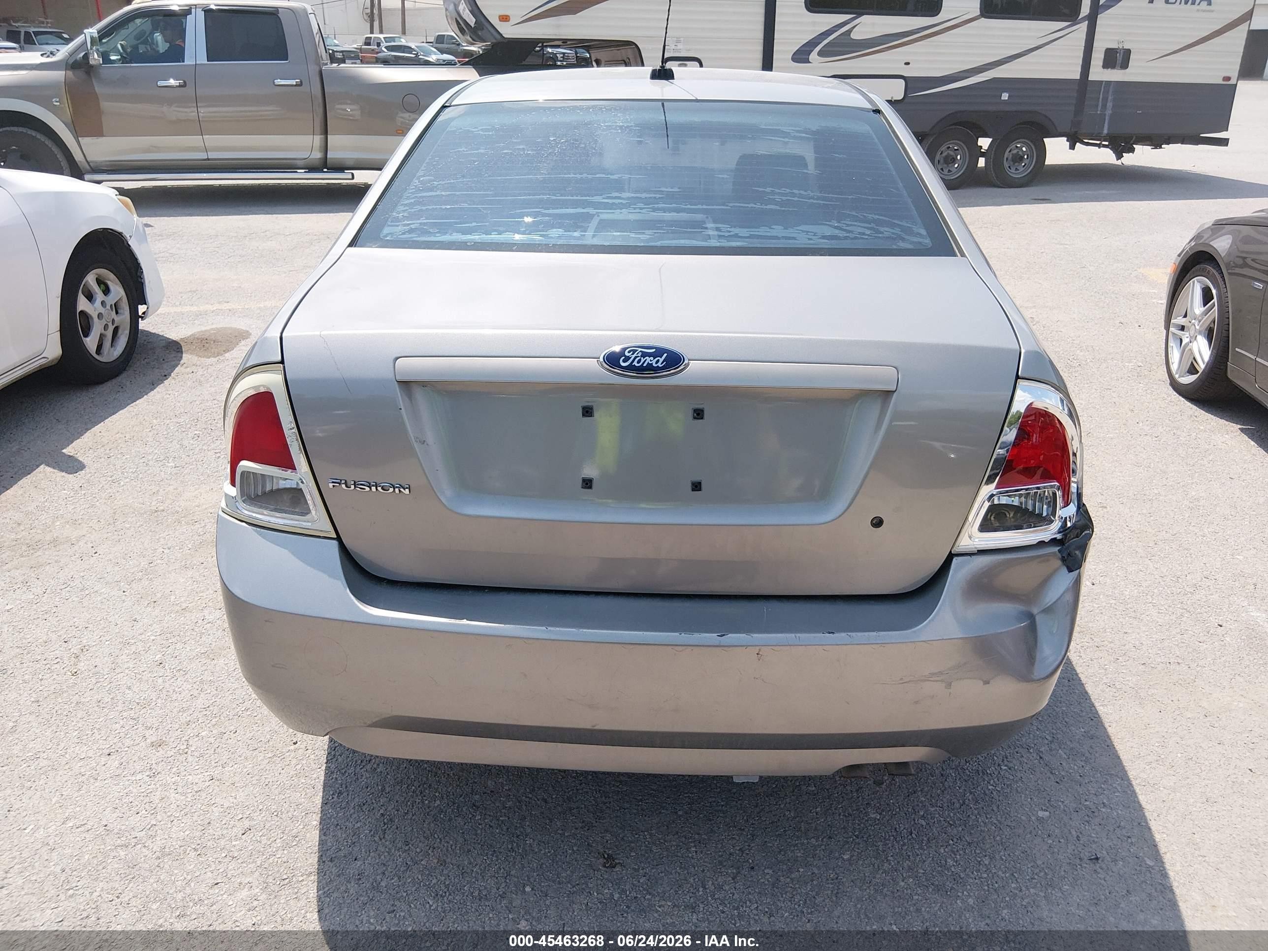 2008 Ford Fusion S Gray vin: 3FAHP06Z68R142844