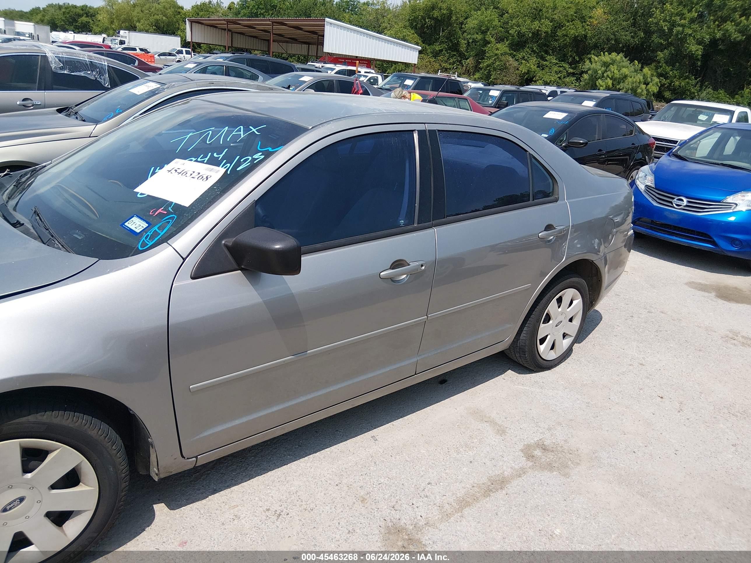 2008 Ford Fusion S Gray vin: 3FAHP06Z68R142844