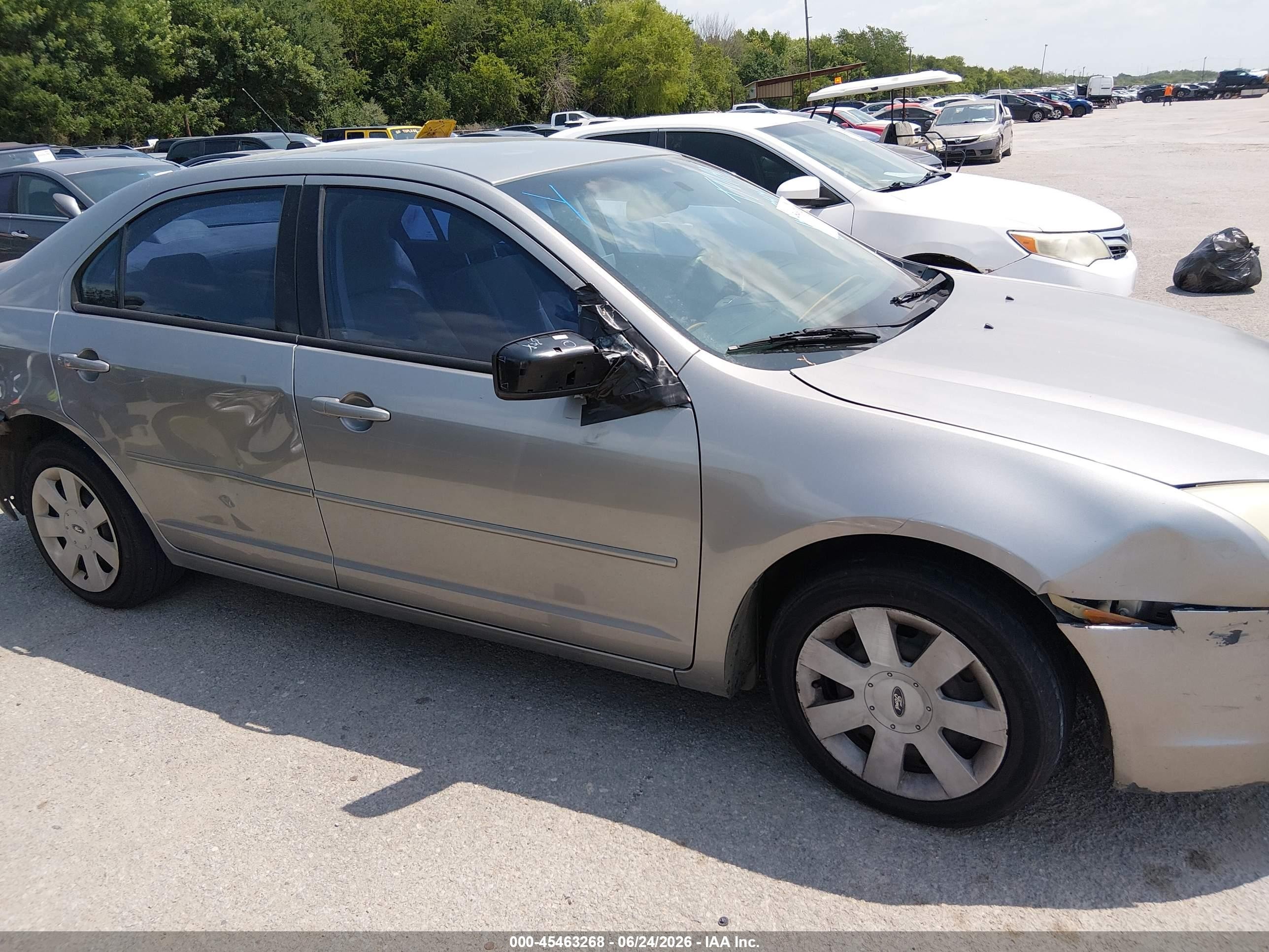 2008 Ford Fusion S Gray vin: 3FAHP06Z68R142844
