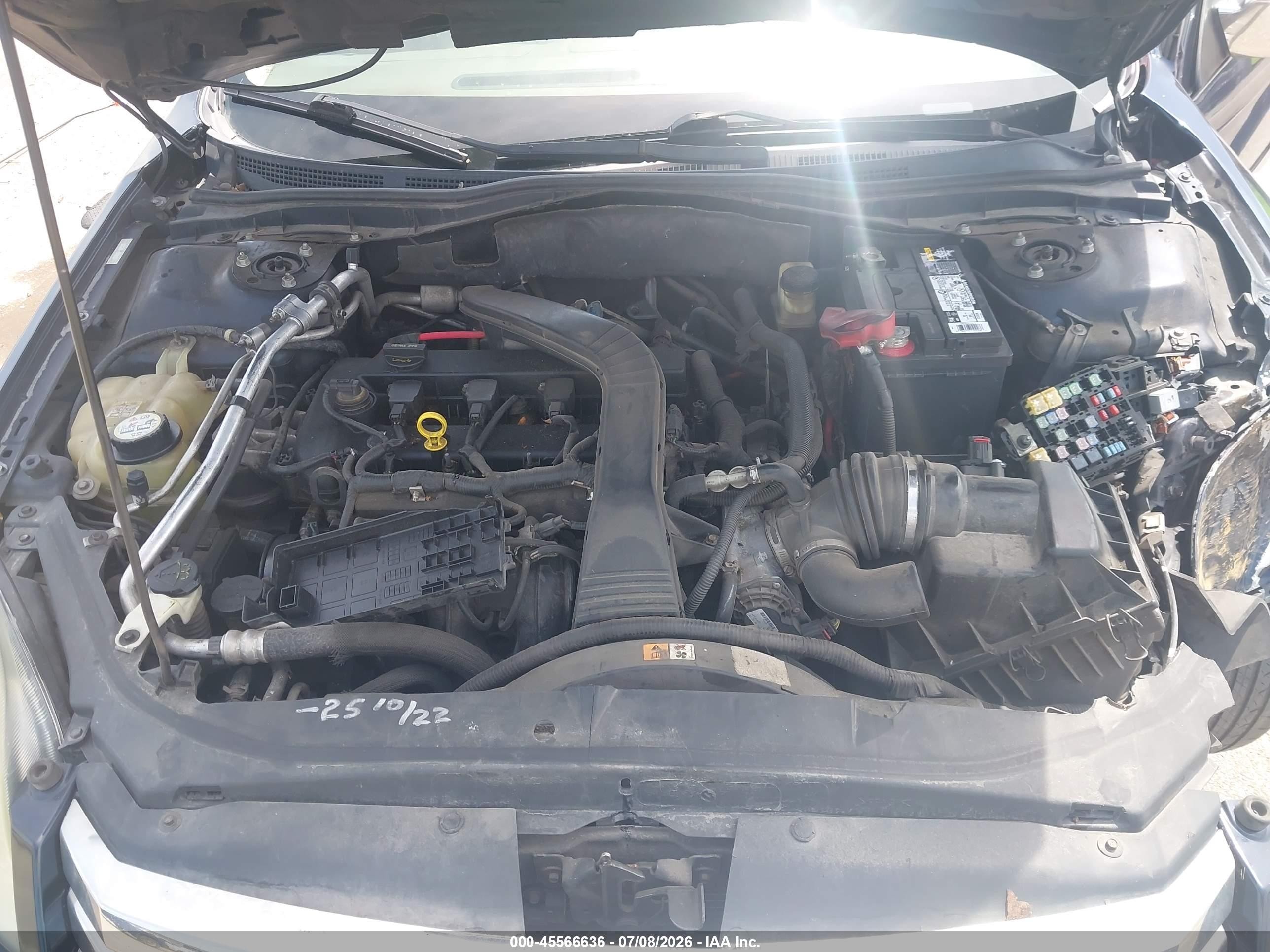 2008 Ford Fusion S Blue vin: 3FAHP06Z68R270520